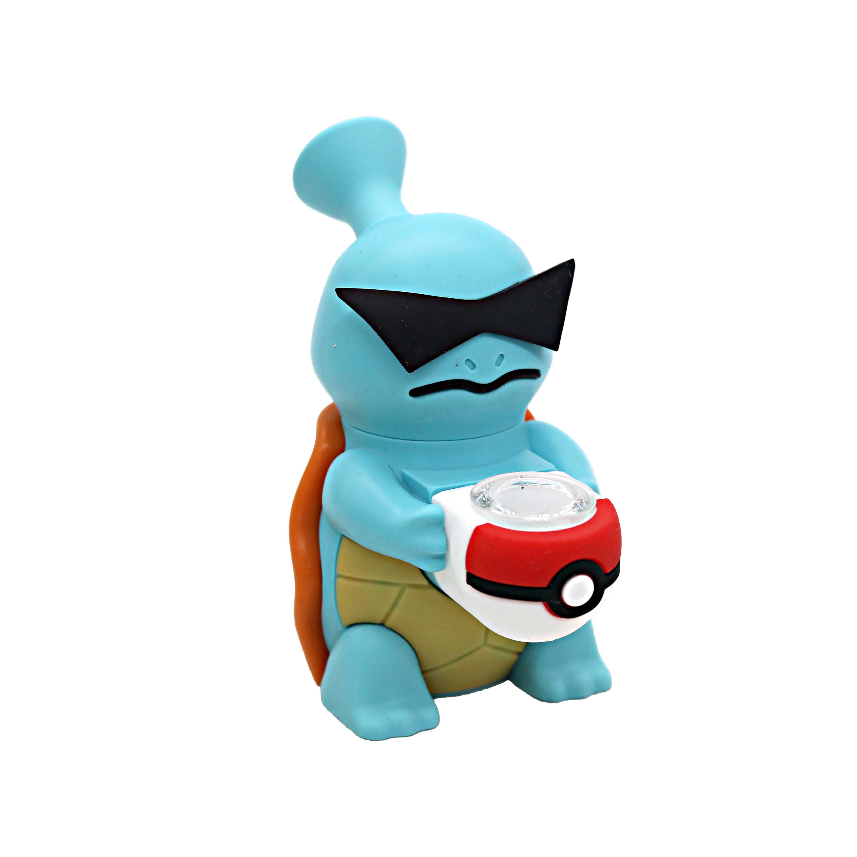 Blue Turtle Silicone Waterpipe (SL5081) | 7 inch product image