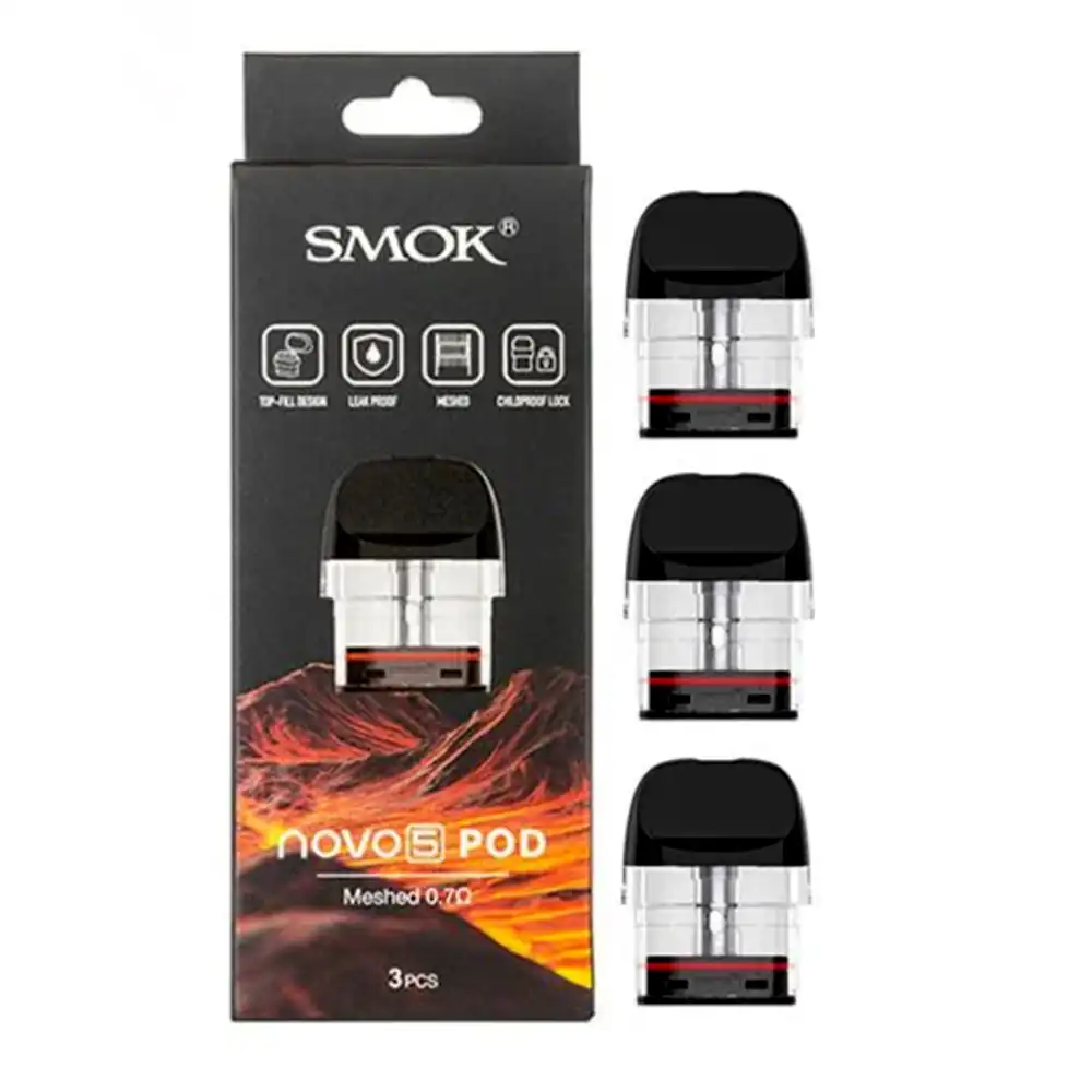 Smok Novo 5 Replacement Pods Mesh 0.7ohm | 3 Pack product image