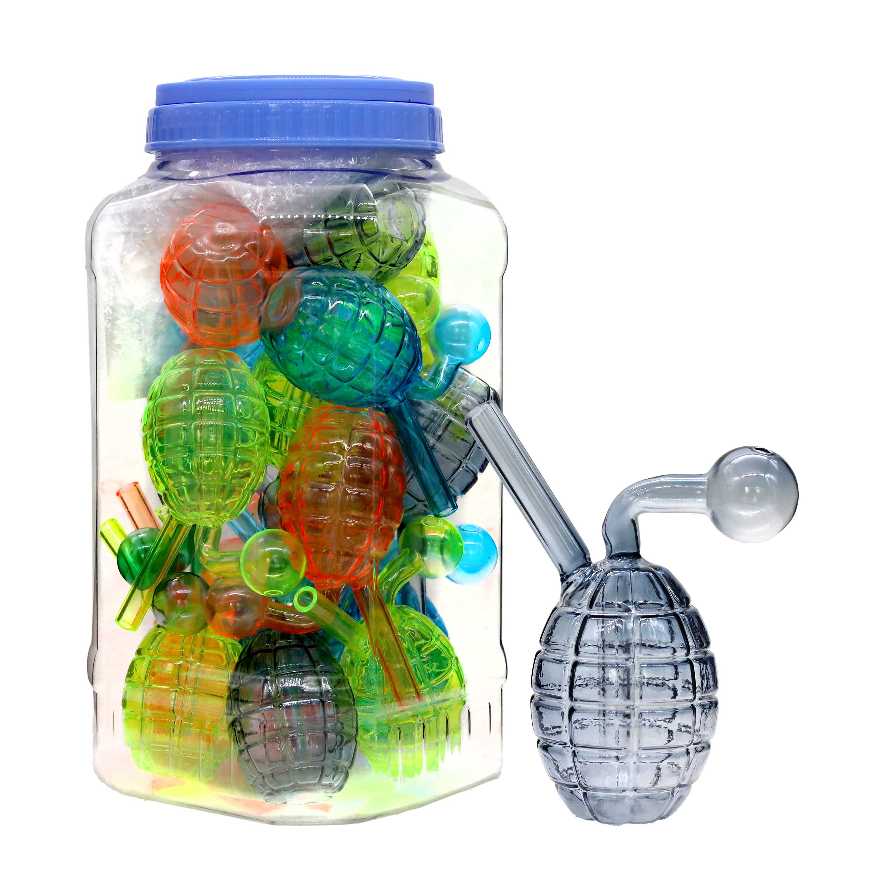 Grenade Sniffer OB Waterpipe (SNM0012) | 5 inch | 17 Count Display product image