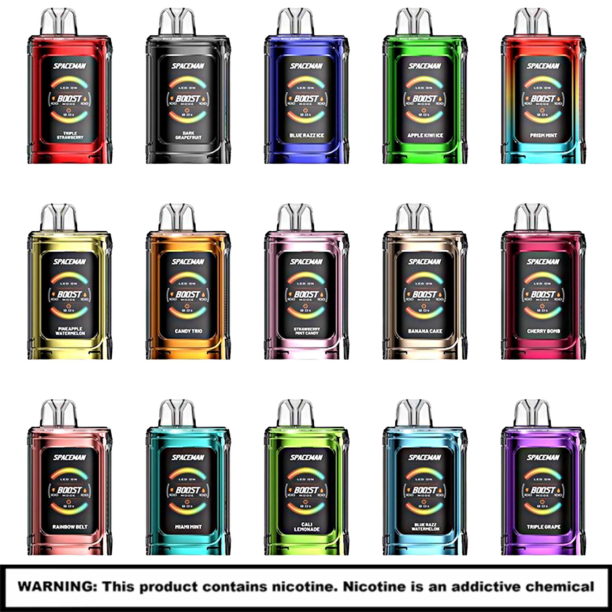 Spaceman Nebula 25k Plus Disposables | 5% Nicotine | 25000 Puffs | 5 Count Display product image