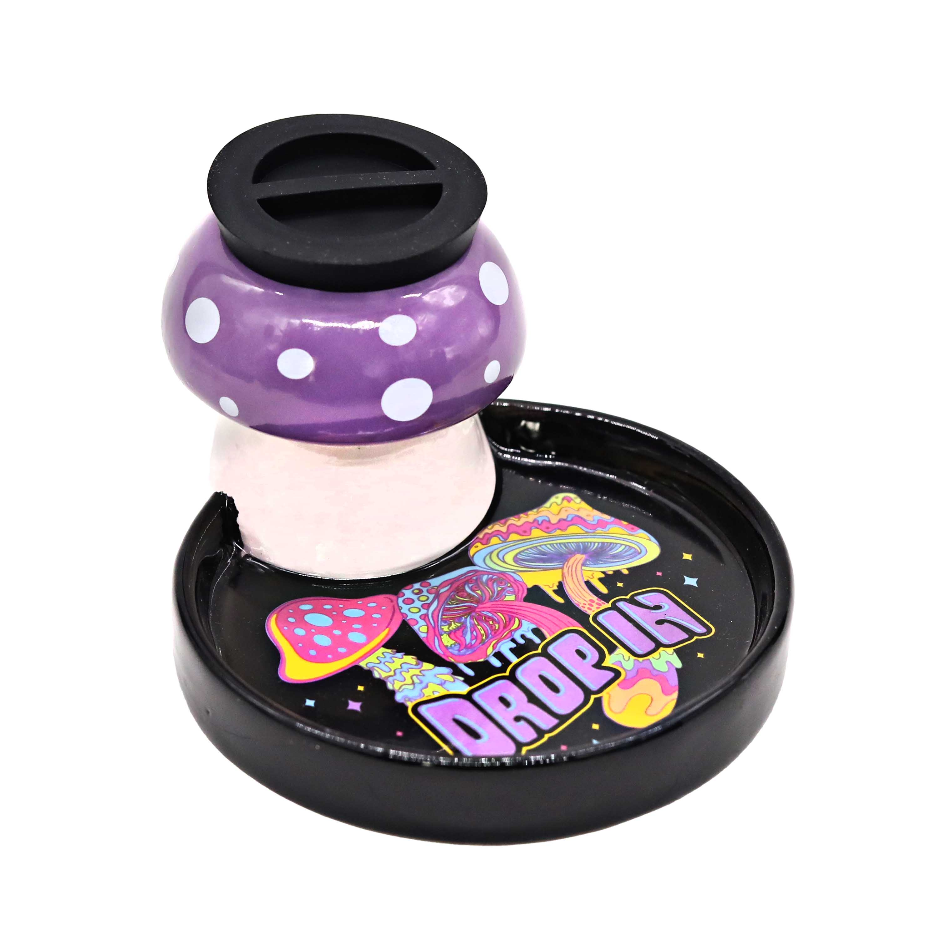 Fujima Pink Mushroom Drop In Stash Tray ( STJ4) | 5.5 inch product image