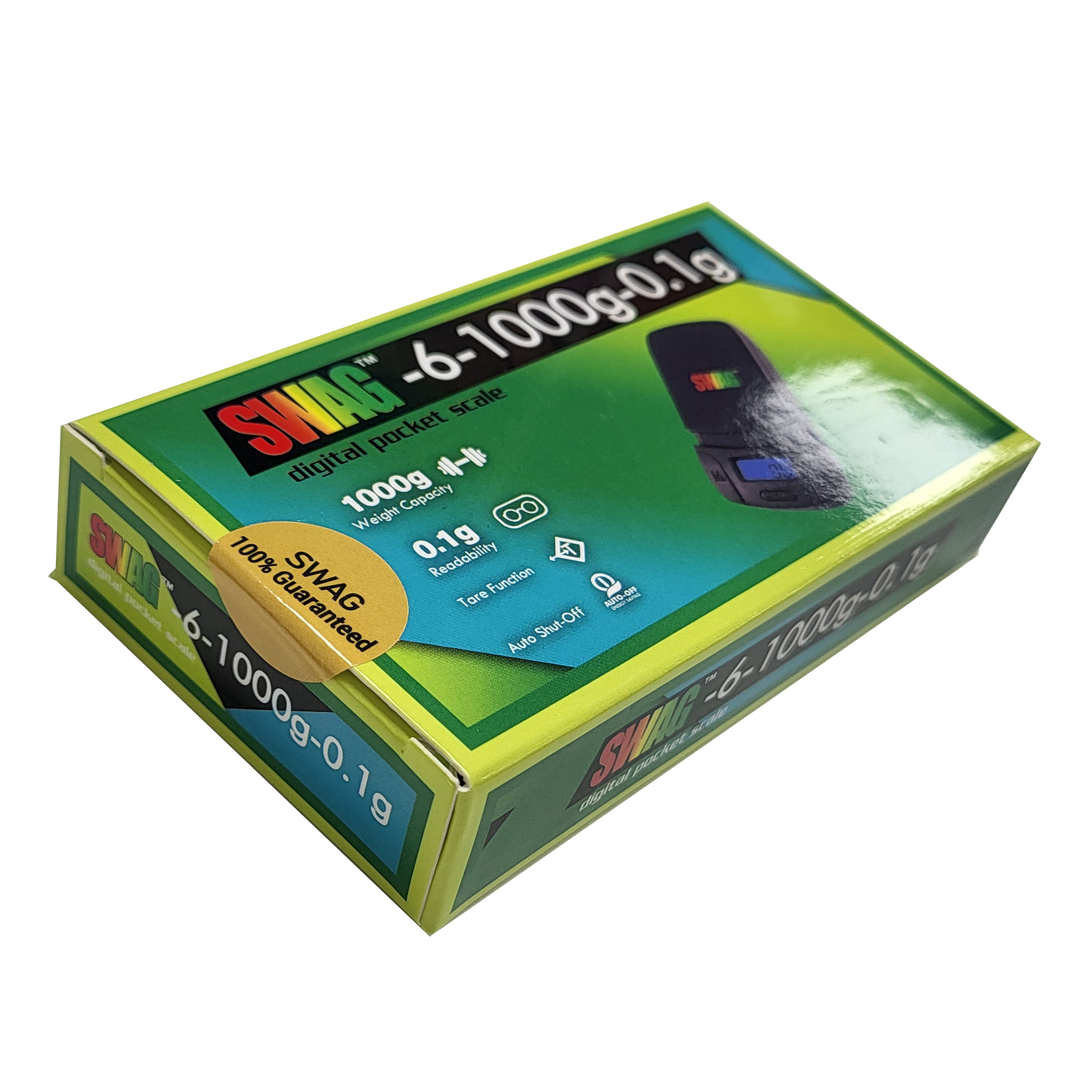 SWAG Digital Pocket Scale | 6-1000x0.1 Grams | Black product image