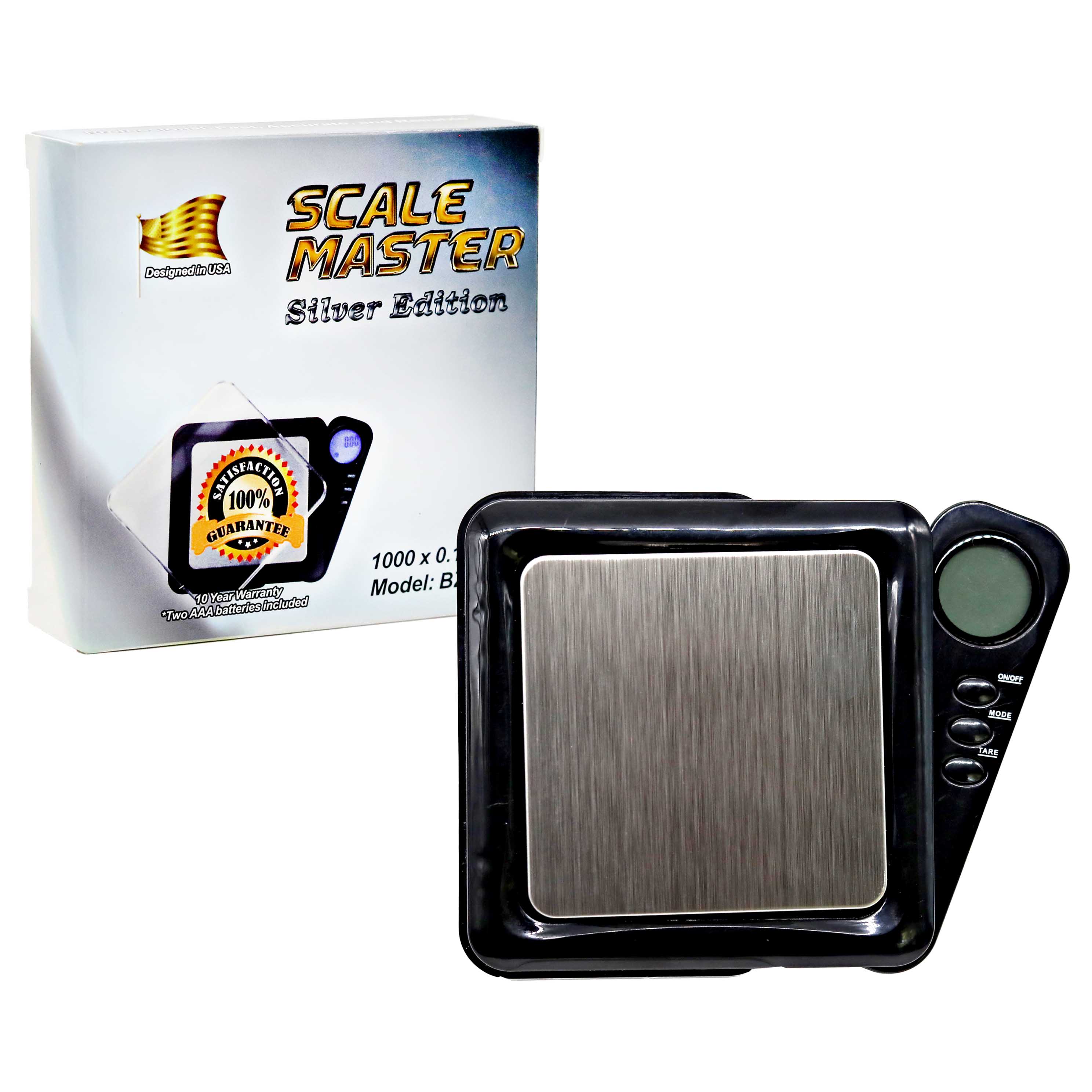 Scale Master Digital Pocket Scale (BZ1000) | 1000x0.1g | Silver Edition product image