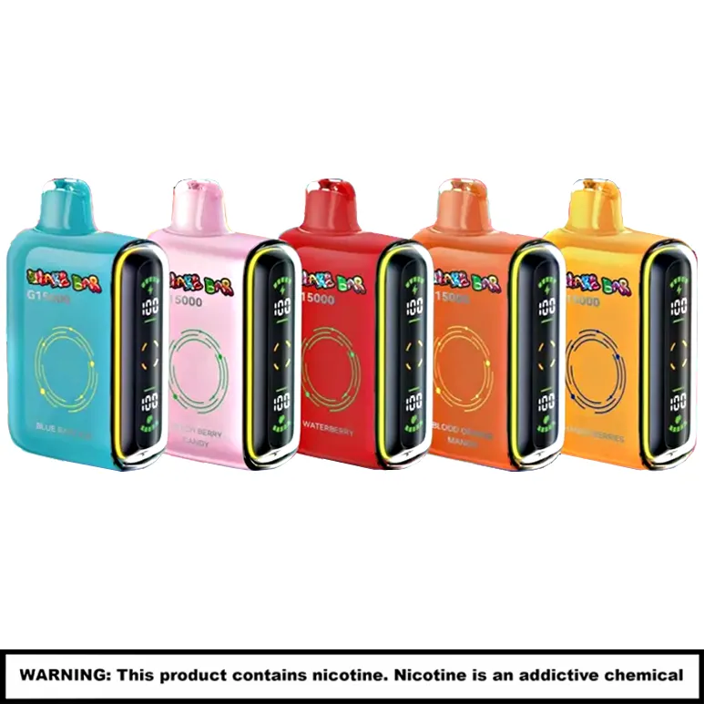 Shake Bar Disposables | 5% Nicotine | 15000 Puffs | 5 Count Display product image