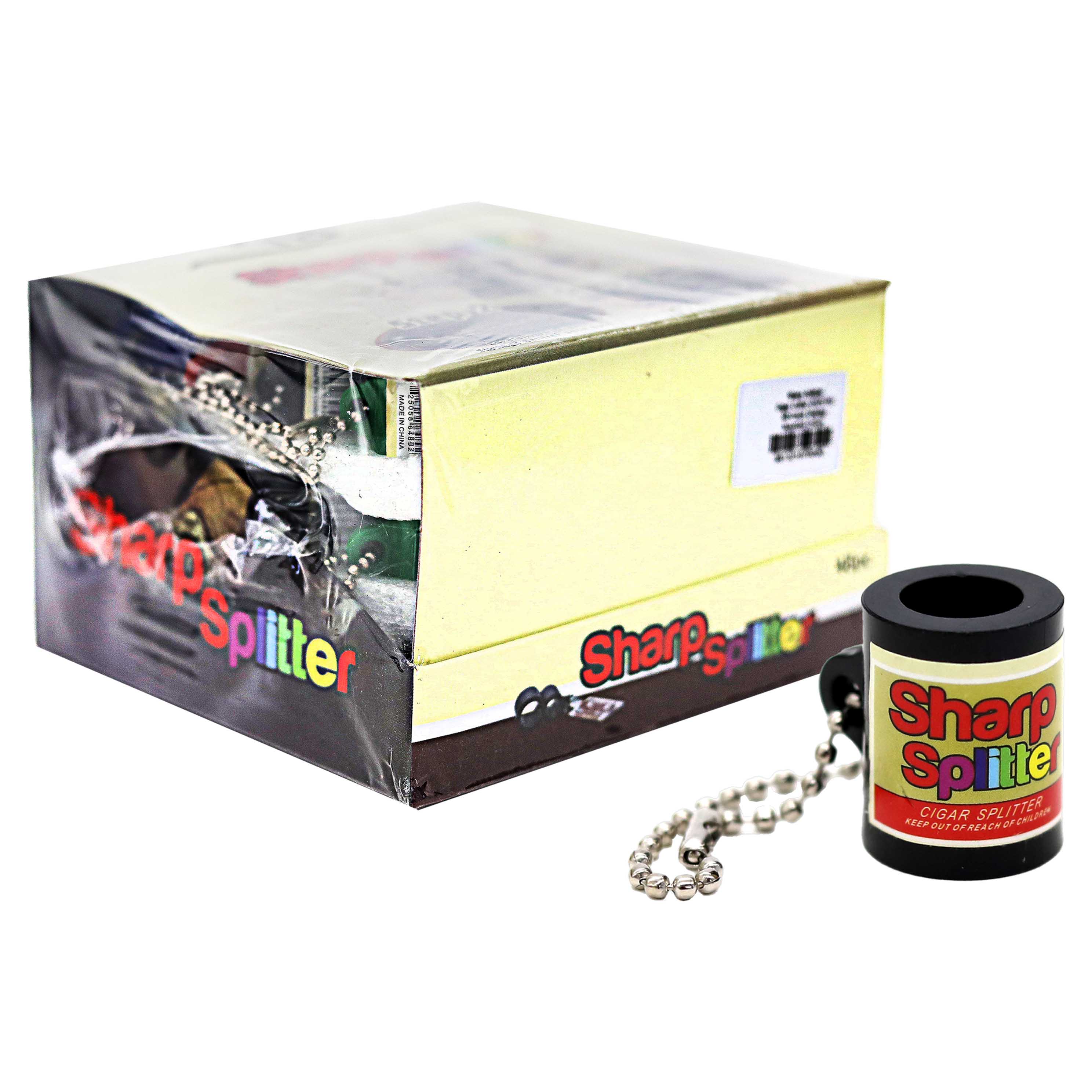 Sharp Splitter Cigar Cutter (NOV15) | 48 Count Display | Assorted Colors product image