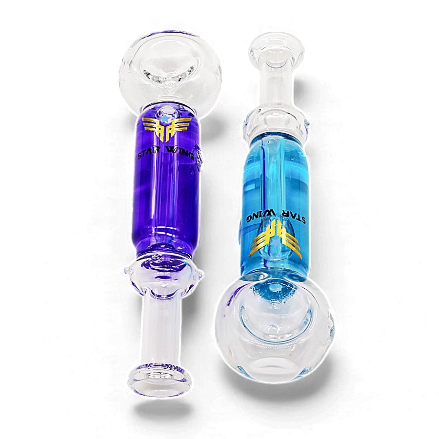 Sky Wings Glycerine Filled Body Spoon Handpipe | 5 inches | Assorted Colors product image
