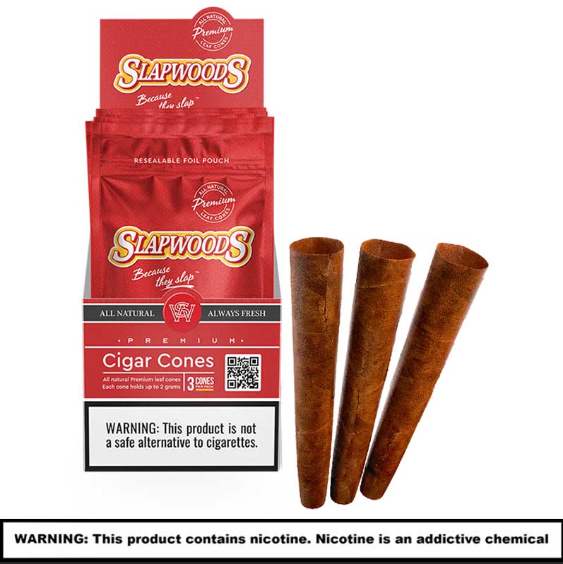Slapwoods Cigar Cones | 3 Pack | 10 Count Display product image