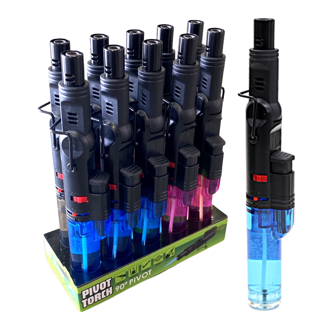 Smoke Zilla Pivot Torch Lighter (041526) | 5 inch | 10 Count Display | Assorted Colors product image