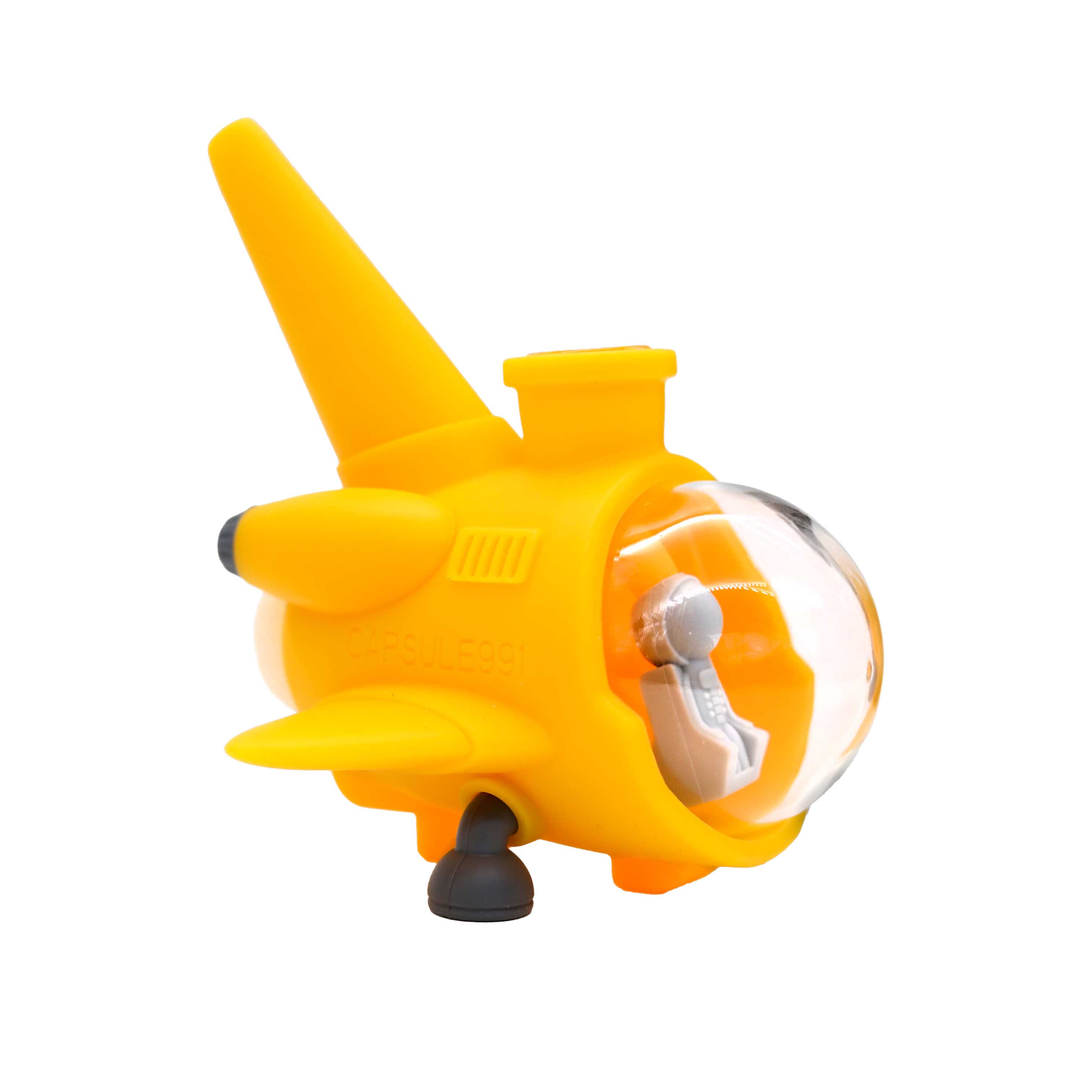 Capsule Space Ship Silicone Waterpipe (SL5050) | 7 inch | Assorted Colors product image
