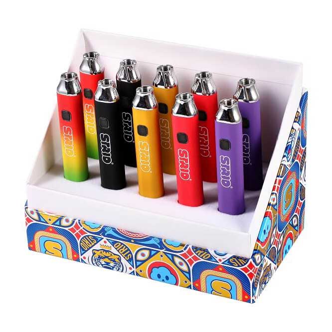 Strio Trio Battery Mixed Colors | 900mah | 10 Count Display product image