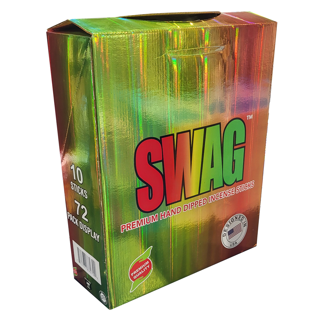 SWAG Premium Fragrance Incense Sticks Display | 10 Pack | 72 Count Display | Assorted Flavors product image