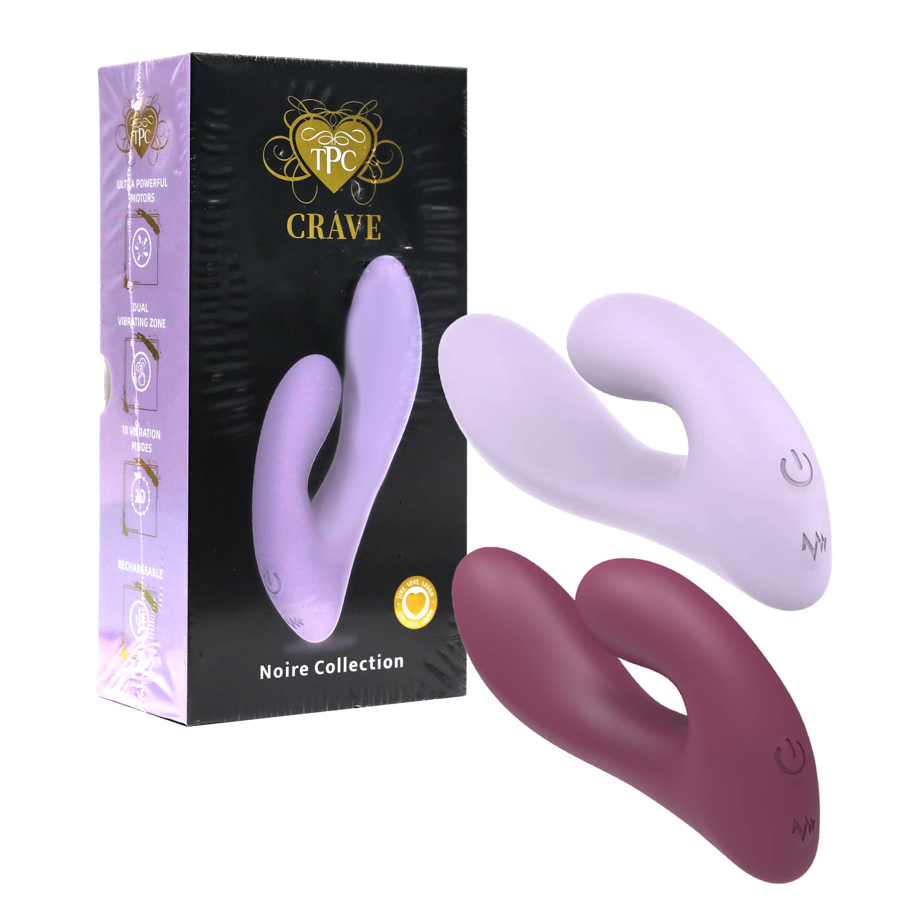 TPC CRAVE Liquid Curved Vibrator product image