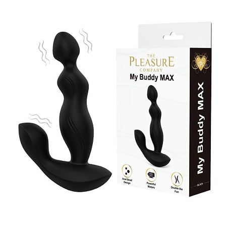 TPC Buddy Max Anal Vibrator | Black product image