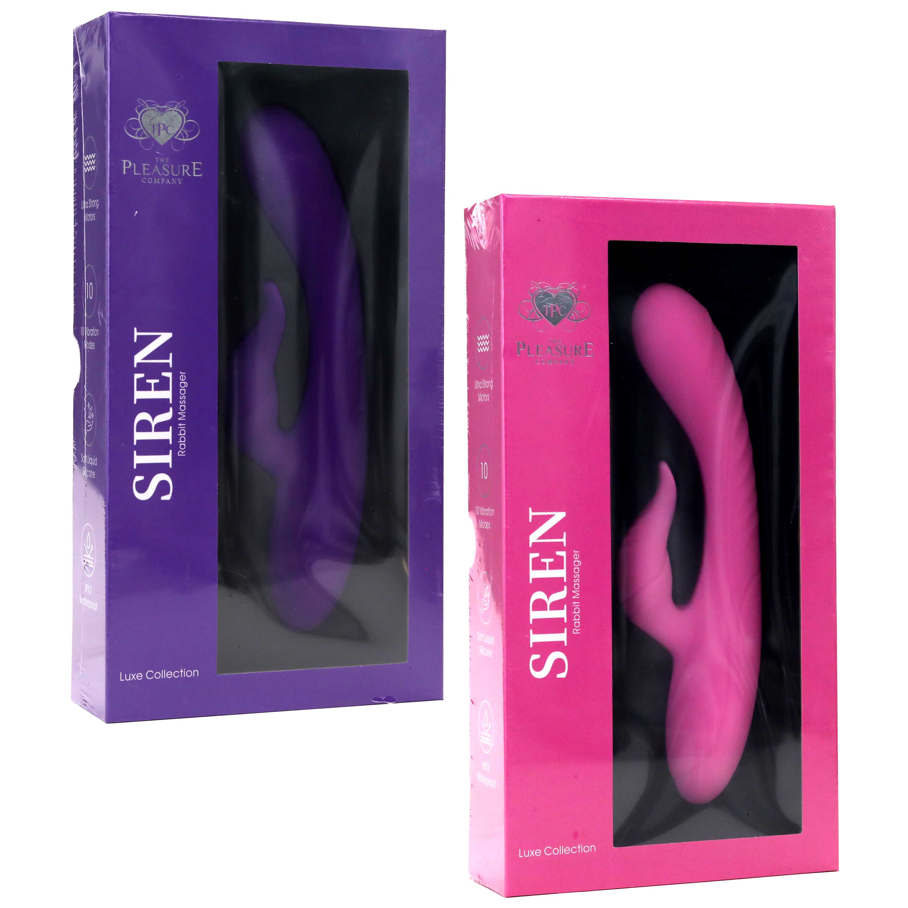 TPC SIREN Liquid Silicone Rabbit Vibrator product image
