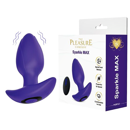 TPC Sparkle Max Plug Mini Vibrator | Purple product image