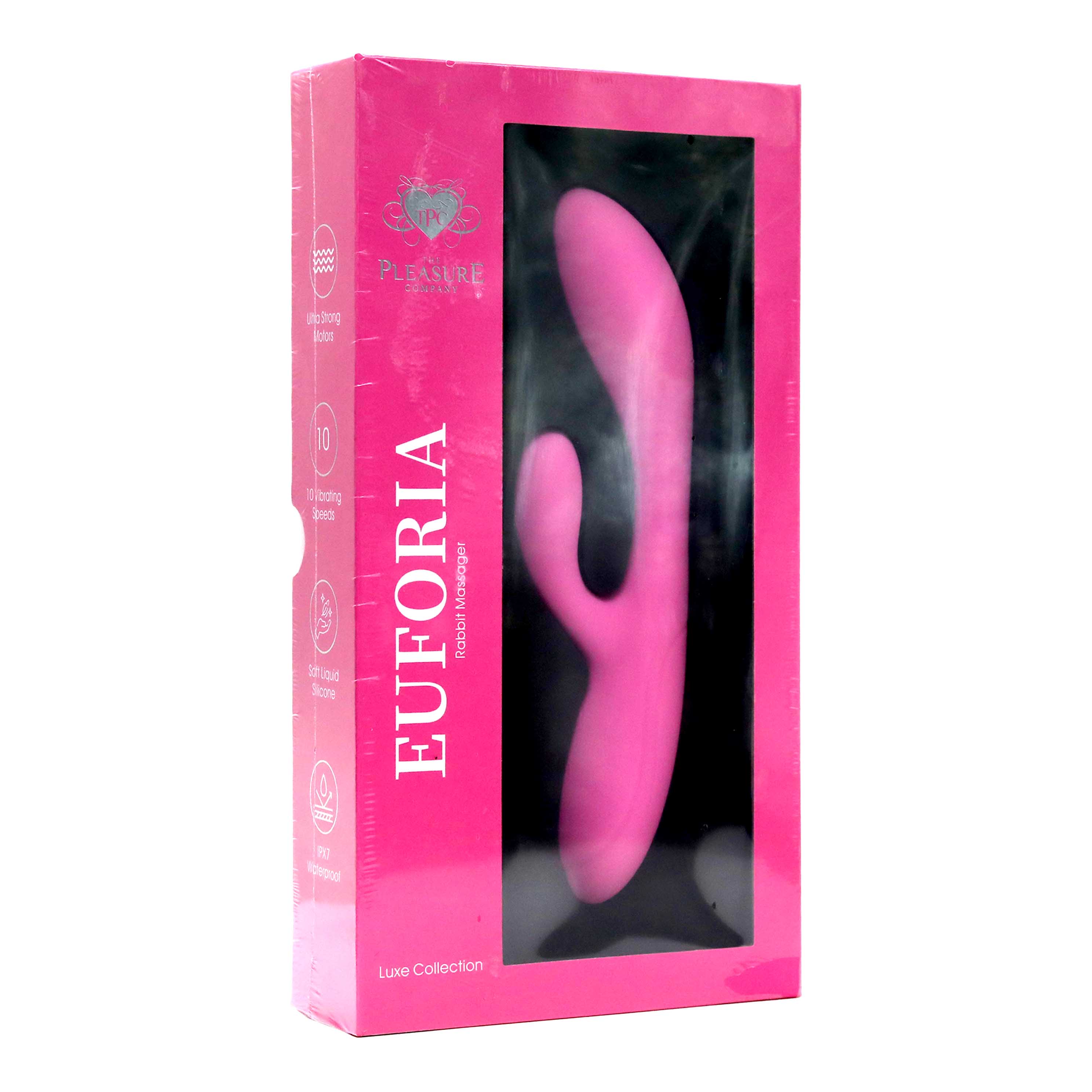 TPC EUPHORIA Silicone Rabbit Vibrator product image