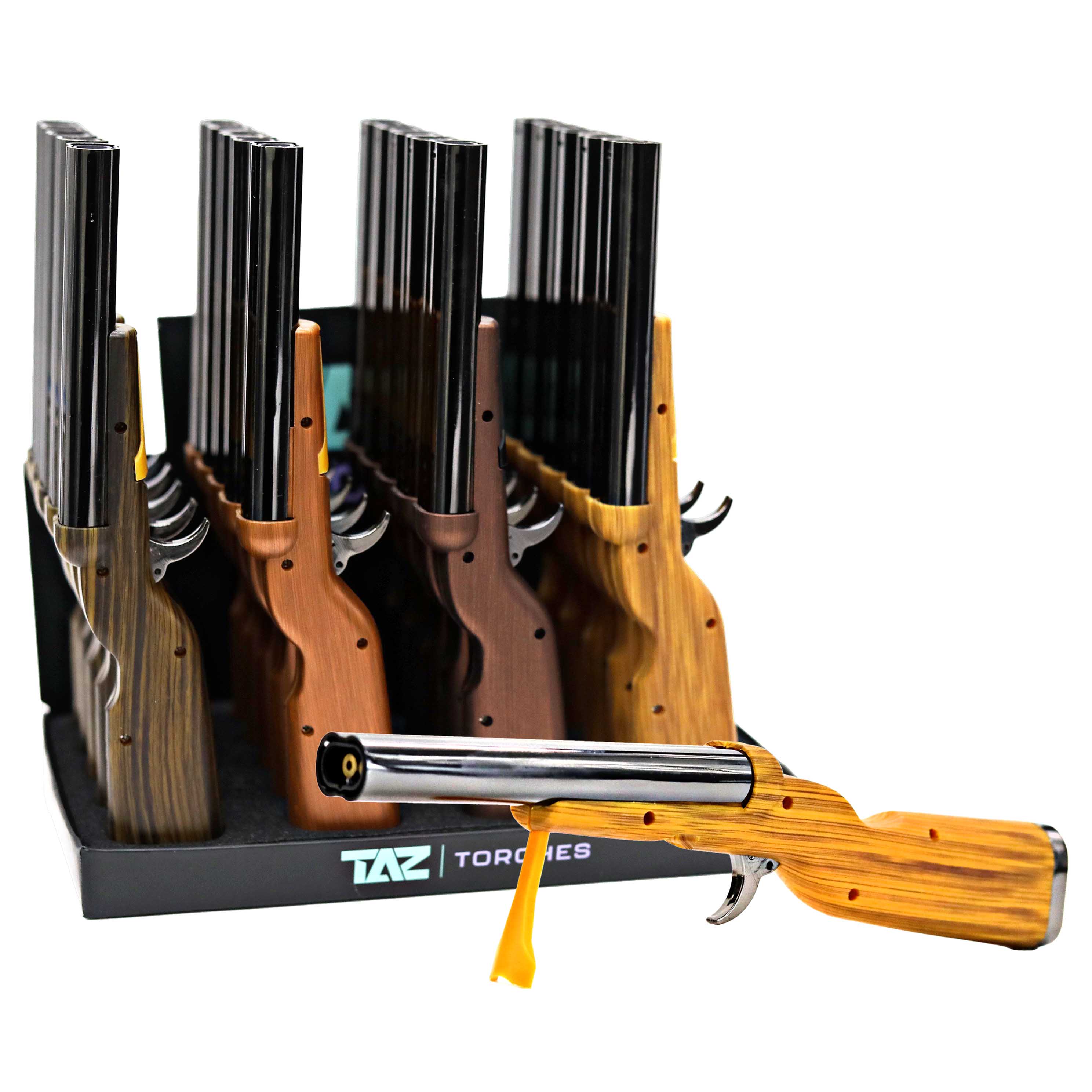 TAZ TORCHES Double Barrel Shot Gun Double Torch Lighters (TT-58A/B) | 20 Count Display - image 2 of 2