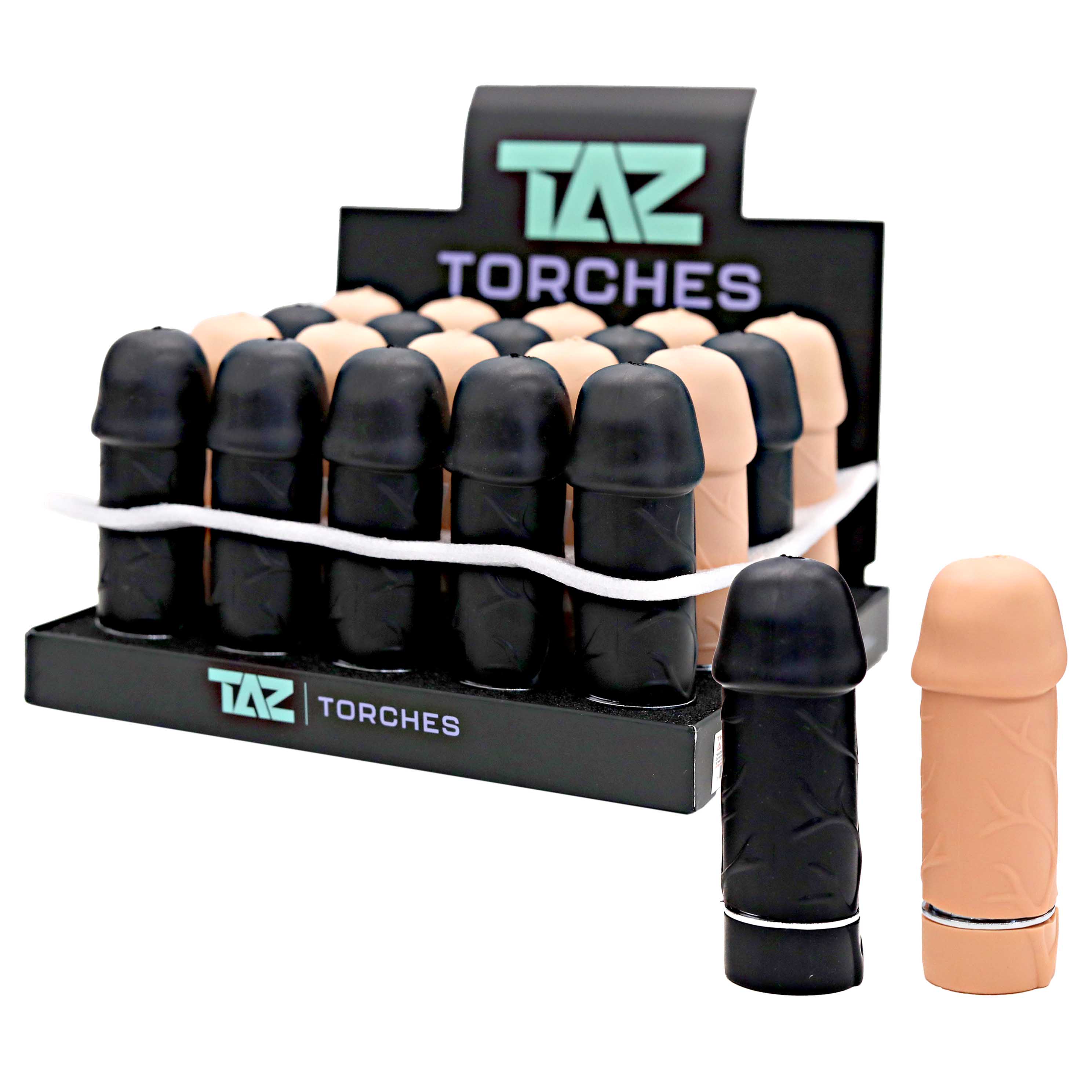 TAZ TORCHES Penis Torch Lighter (TT-7489A) | 20 Count Display product image