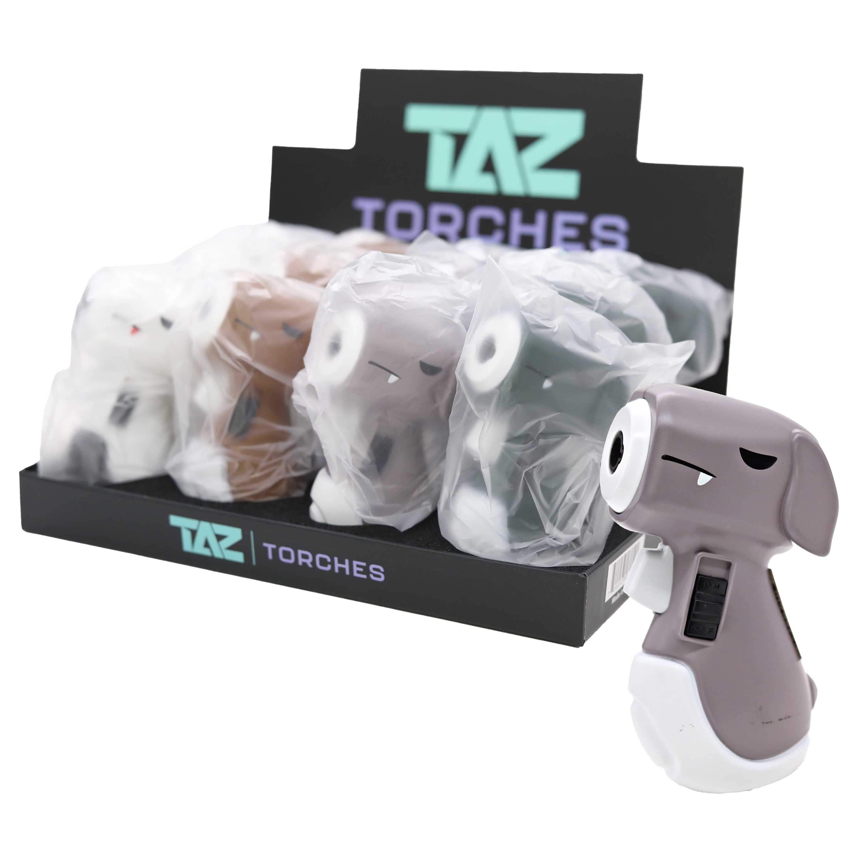TAZ Mini Cartoon Doggie Torch Lighters (TT-75A) | 12 Count Display product image