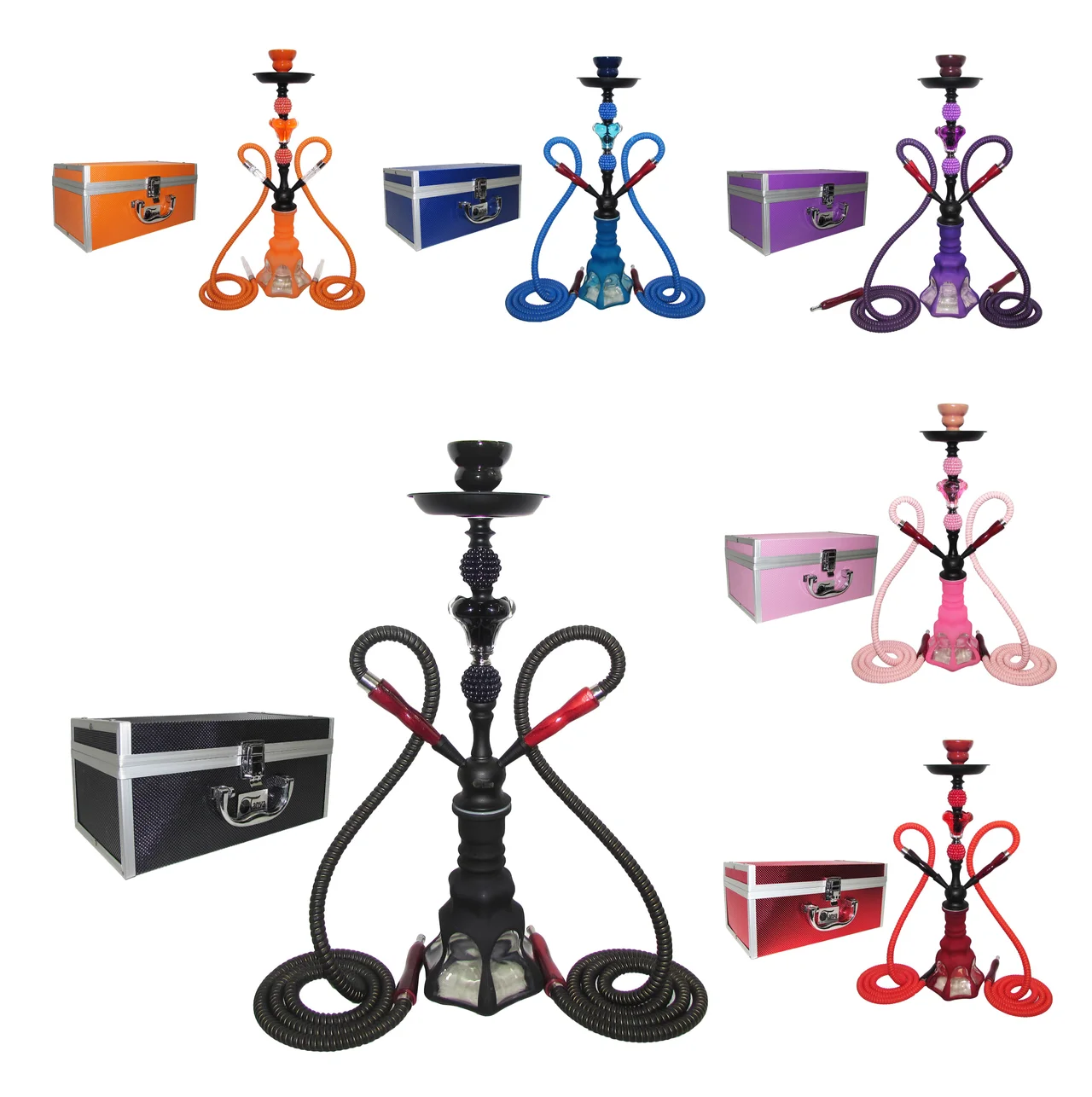 Tanya Hummer Hookah | 2 Hose | 20 inch | Assorted Colors product image