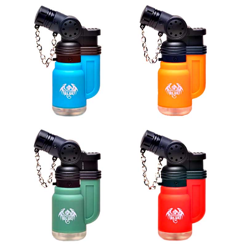 Techno Mini Rubberized Lighter | 2.5 inch | 15 Count Display | Assorted Colors product image