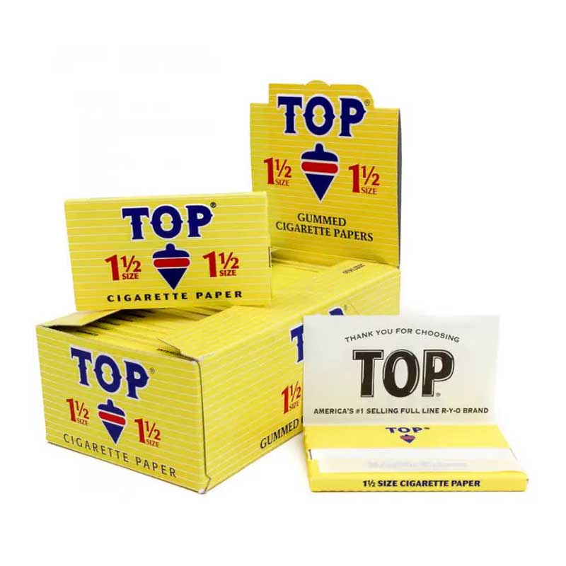 TOP Gummed Rolling Papers | 1.5 Size | 24 Count Display product image