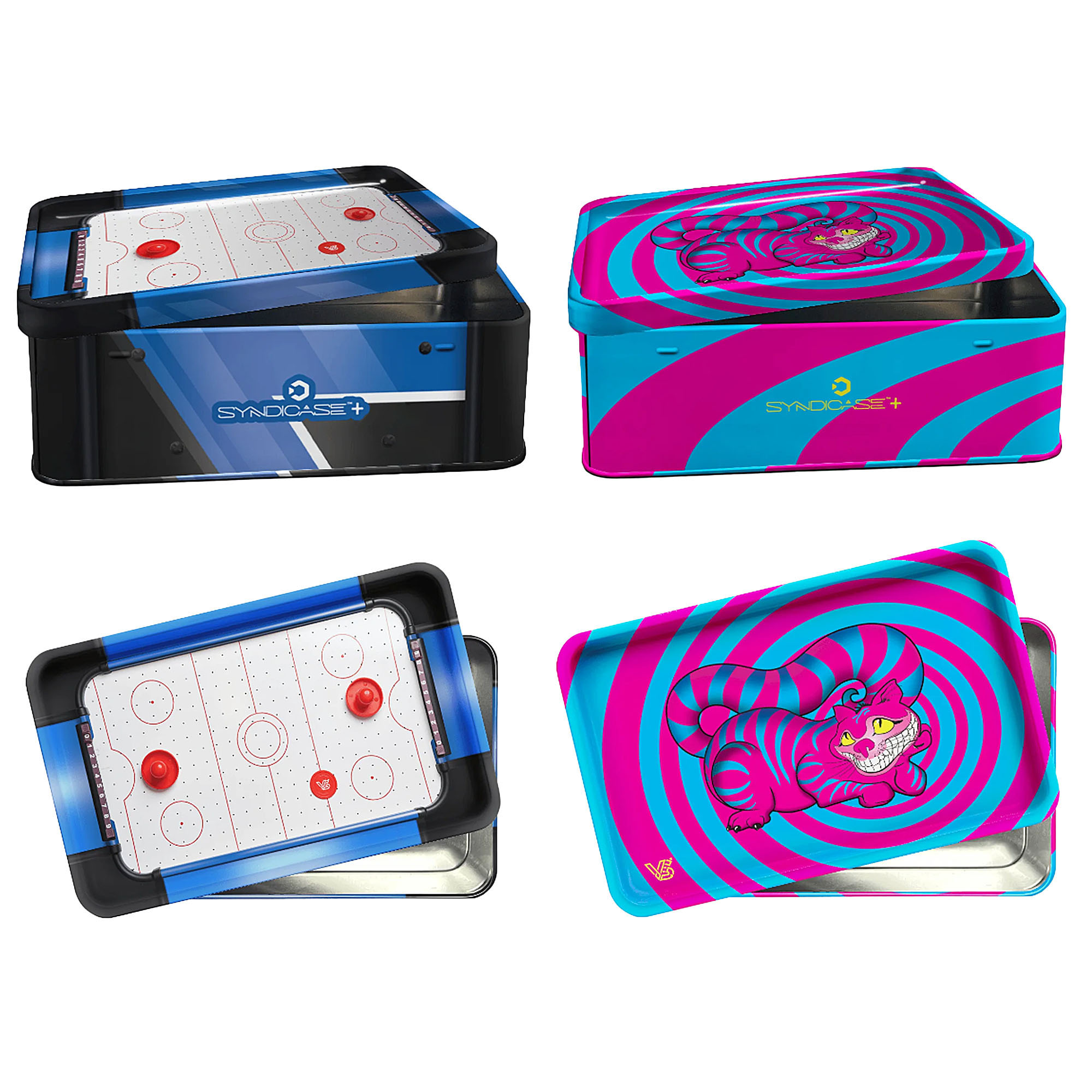 V Syndicate 2-In-1 Rolling Tray & Air Tight Storage | Assorted Designs product image