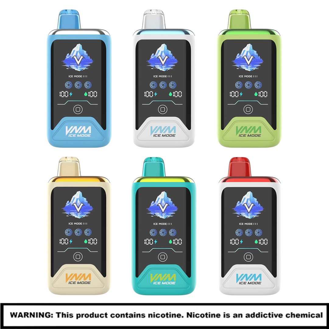 VNM Ice Mode VM30000 Rechargable Disposables | 5% Nicotine | 30000 Puffs | 5 Count Display product image