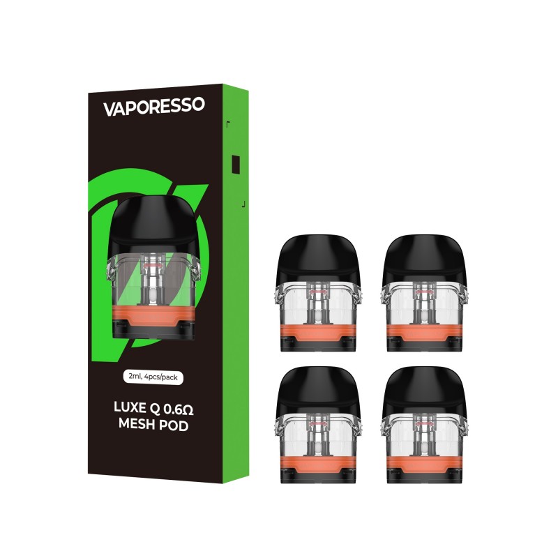 Vaporesso Luxe Q Mesh Replacement Pod | 4 Pack | 0.6ohm product image