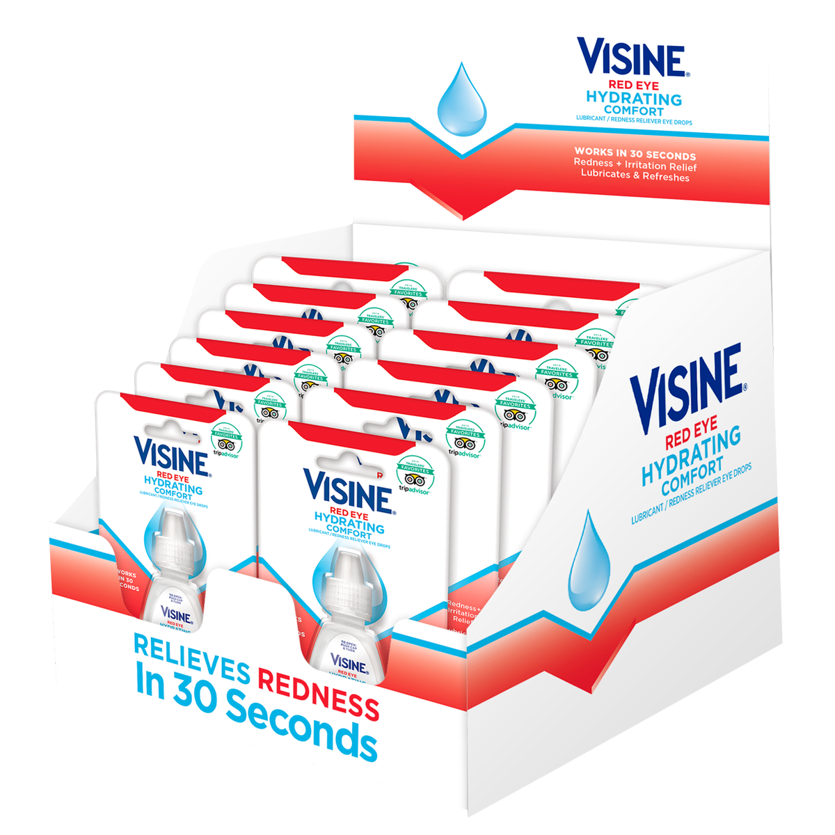Visine Red Eye Hydrating Comfort | 12 Count Display product image