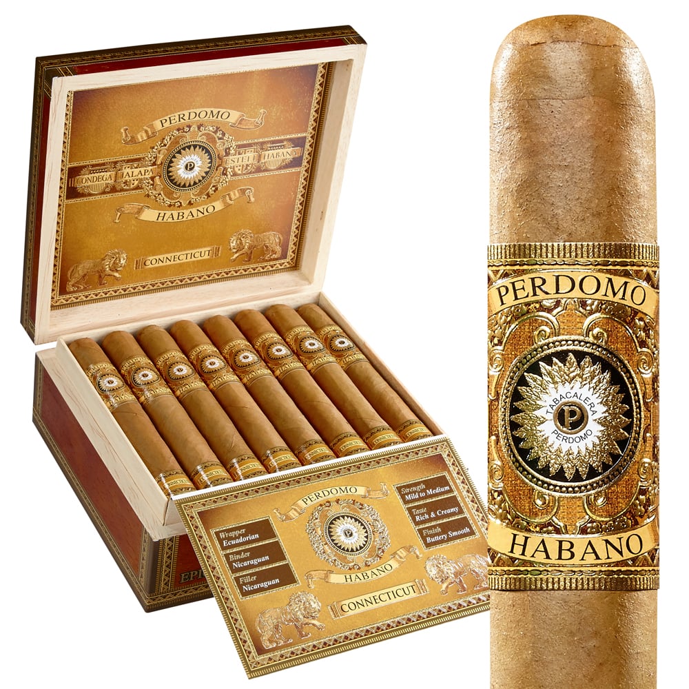 Perdomo Habano BBA Connecticut Epicure | 24 Count Display product image