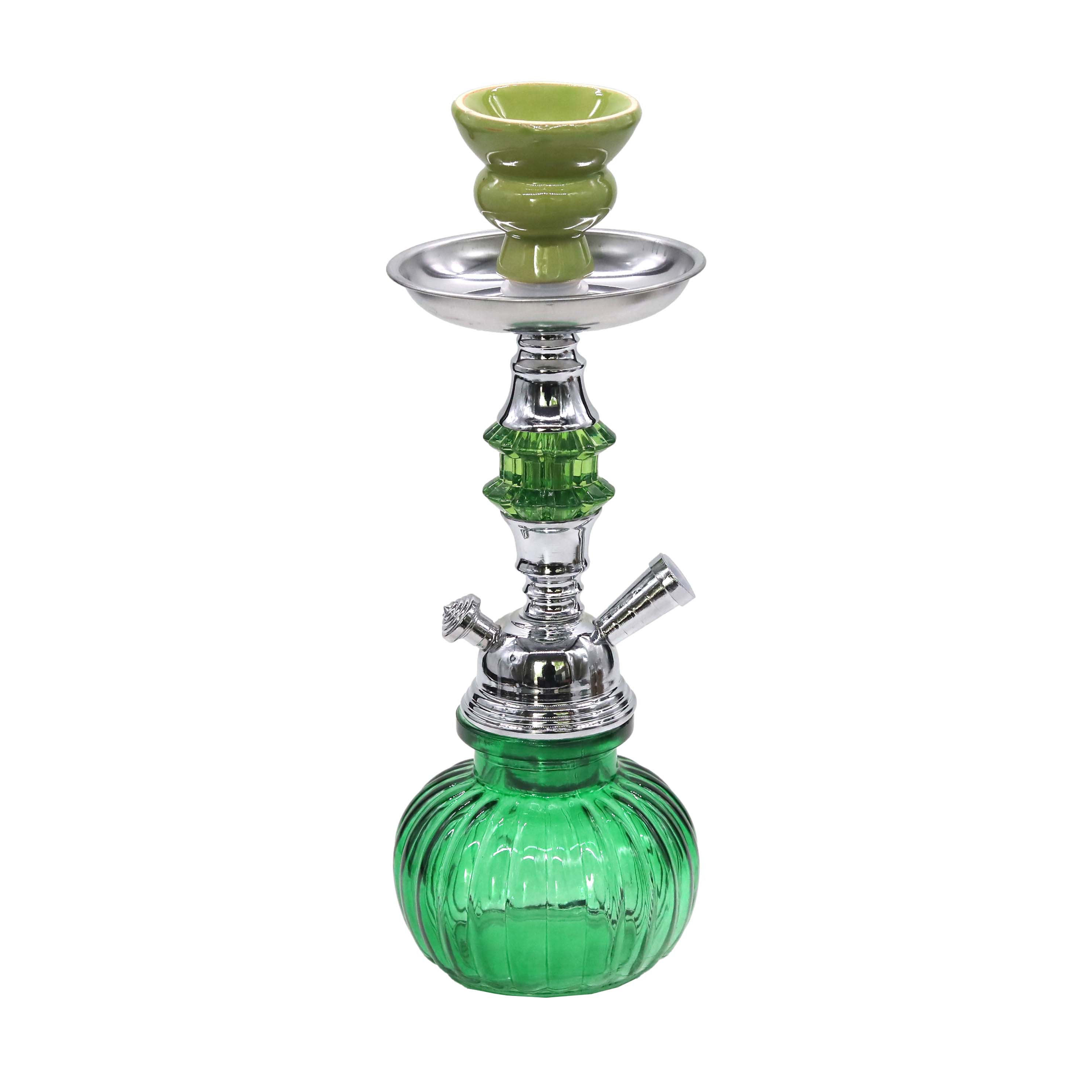 Crimson Jewel With Refined Craft And Crystal Accents 1 Hose Hookah (WL063) | 9.8 inches | Assorted Colors product image