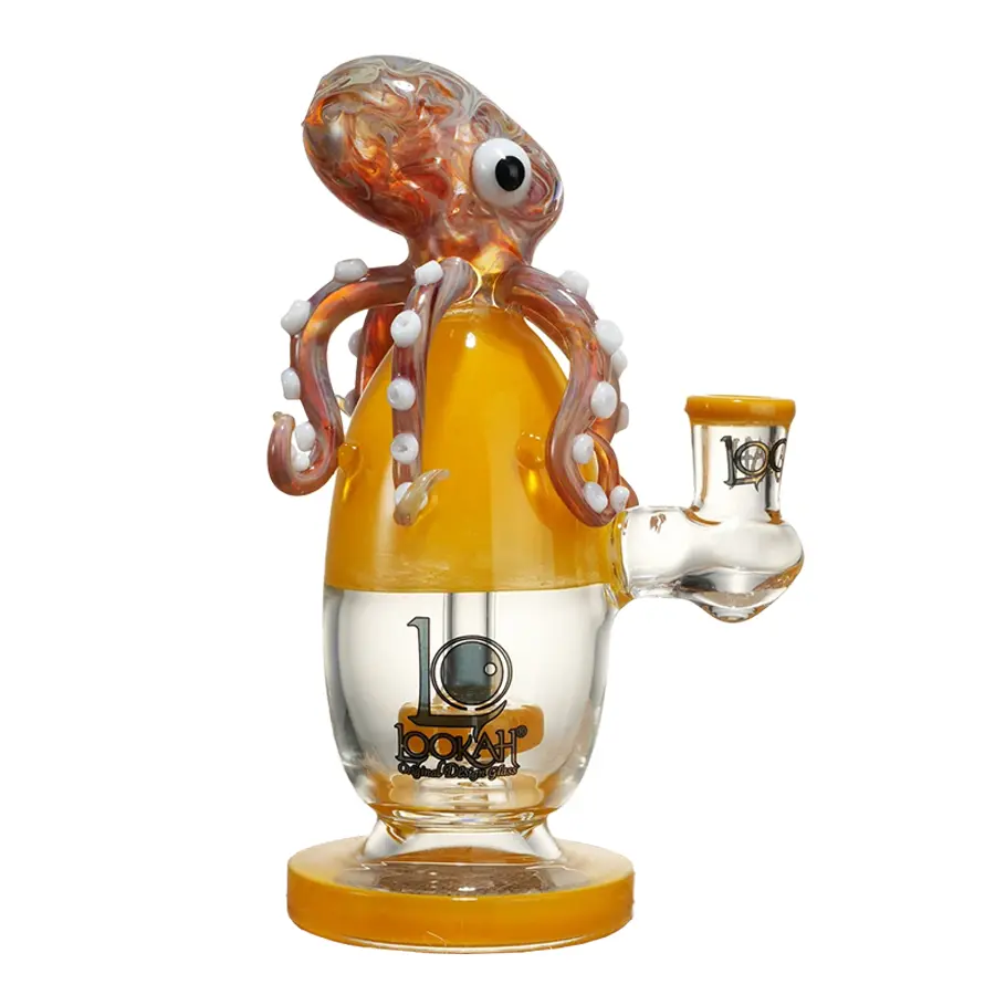 LOOKAH Mini Cute Six Eyed Clown Octopus Waterpipe (WPC1213) | 8 inches | Assorted Colors product image