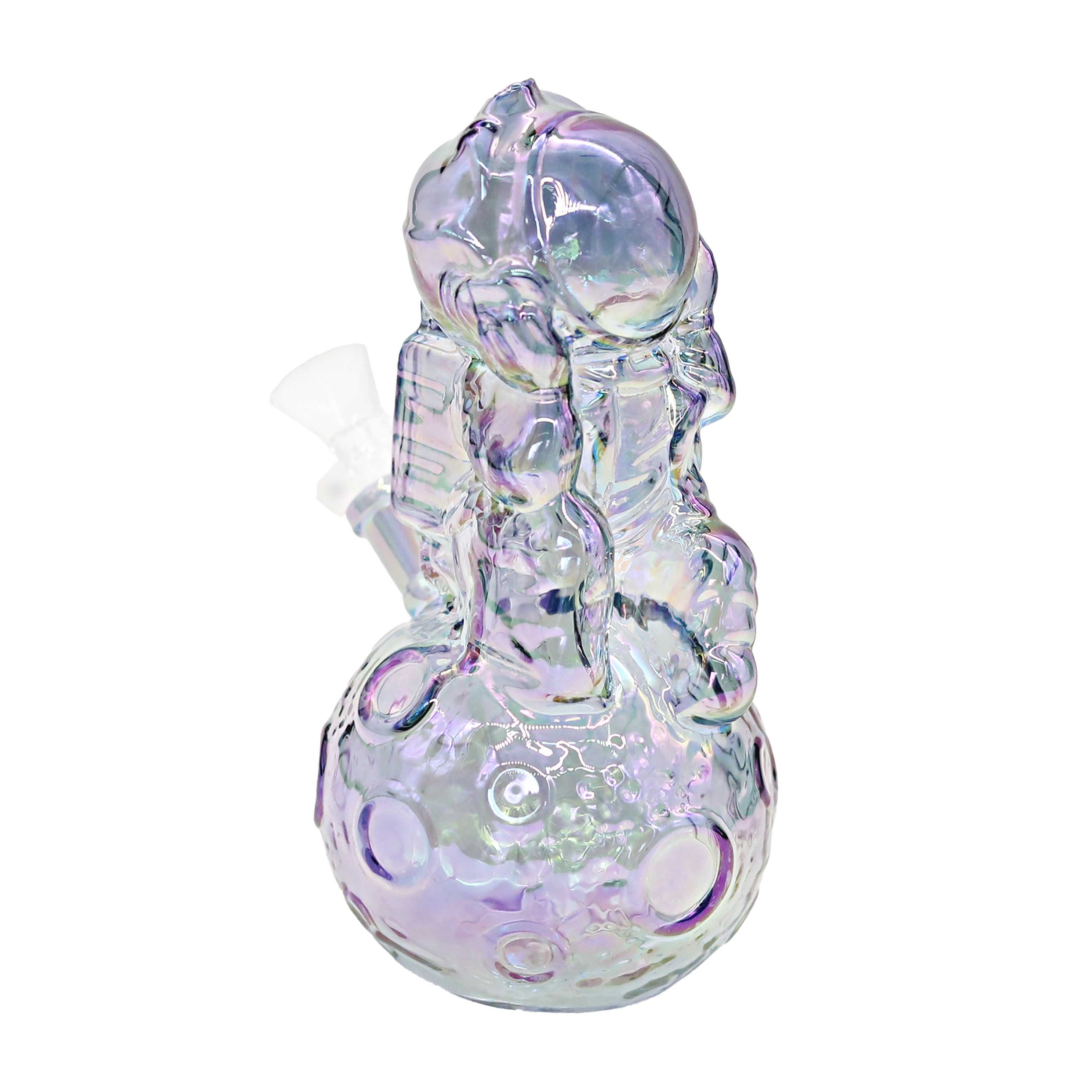 Gold Fumed Spaceman Waterpipe (WPM0166) | 7 inch | Assorted Colors product image