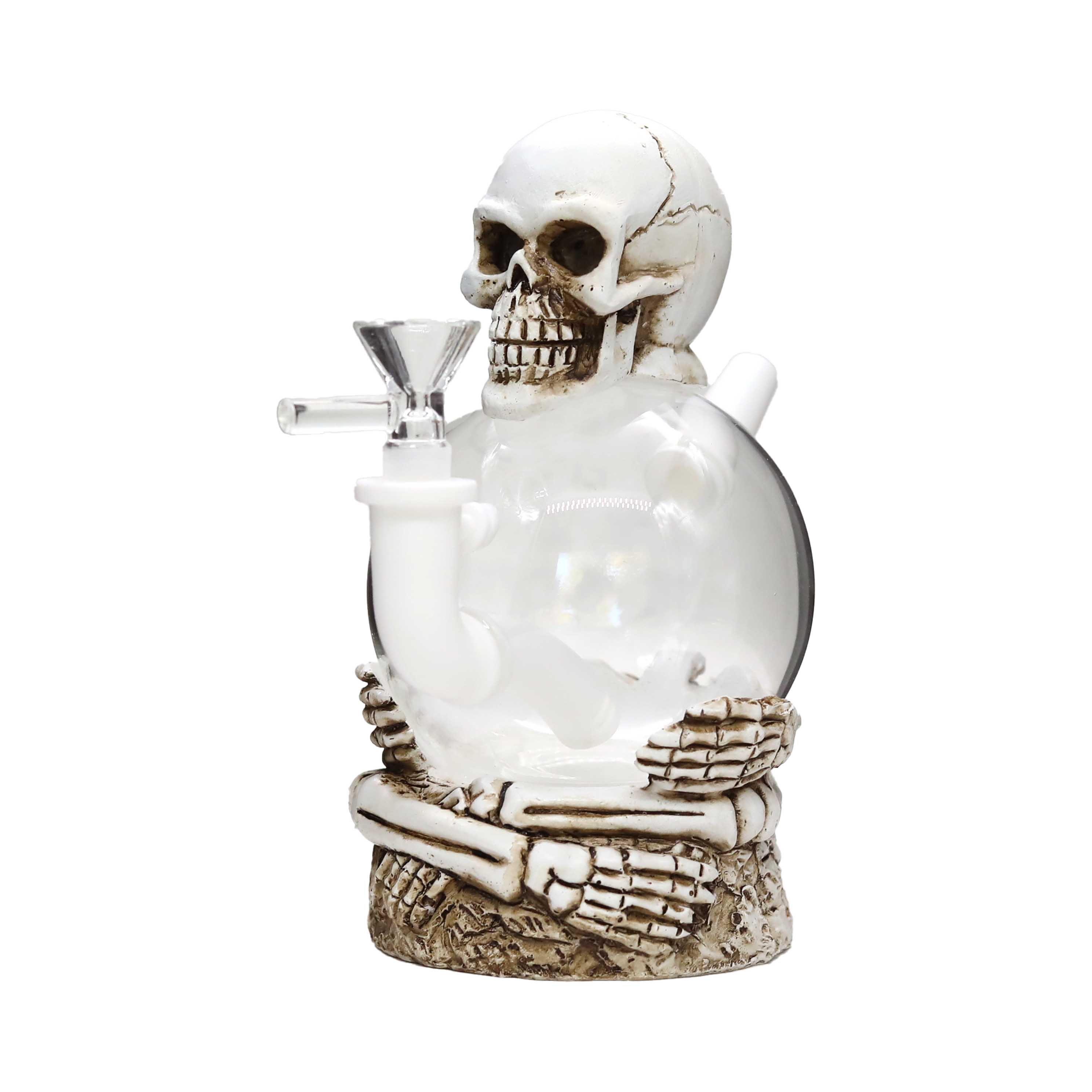  Resin Skull Ball Waterpipe (WPY325) | 9 inch  product image