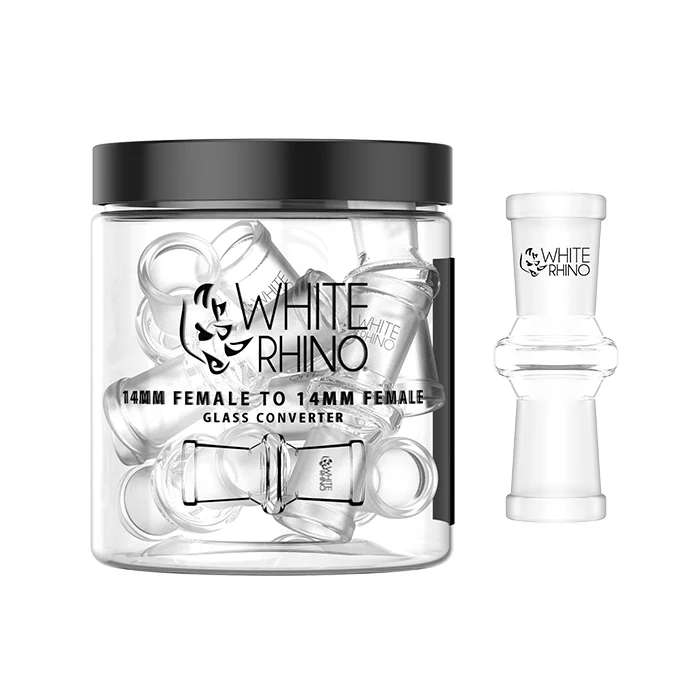 White Rhino 14mm Female to 19mm Female Converter | 10 Count Jar product image