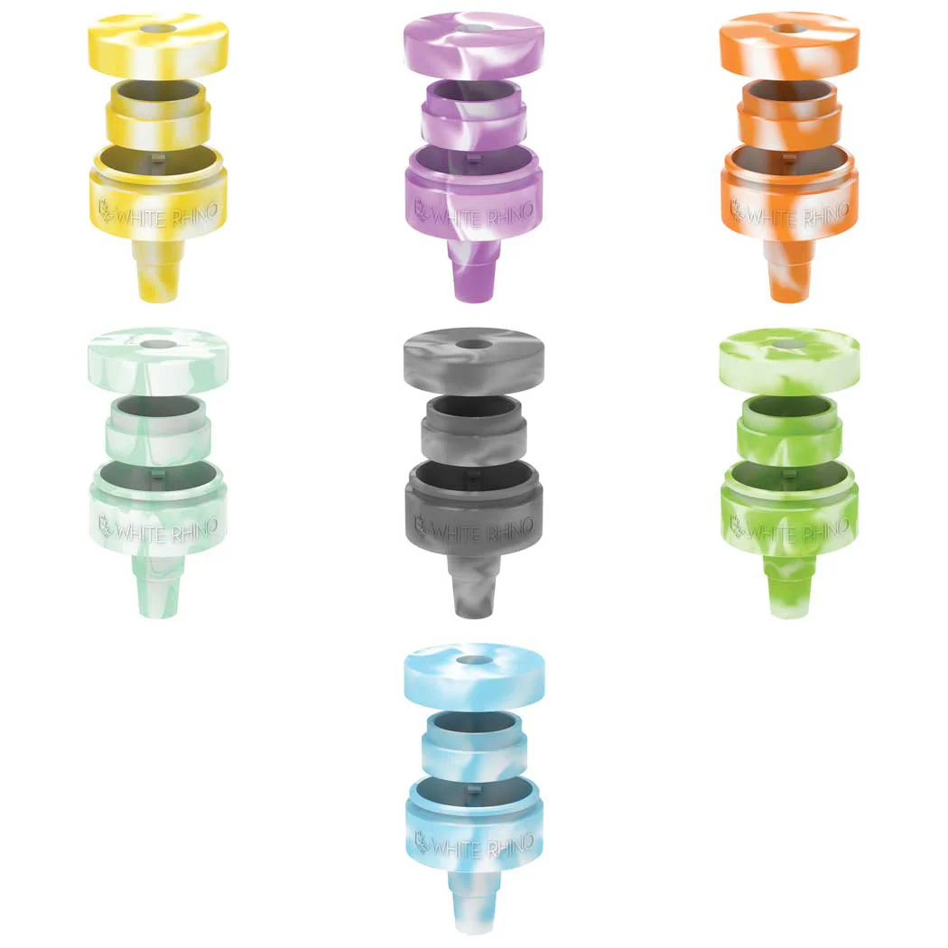 White Rhino Reclaim It Glow In The Dark Silicone Jars (RC1002) | 35 Count Display product image