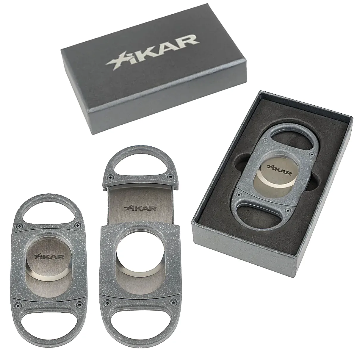 Xikar X8 70G XI-208SL Cigar Cutters | Silver product image