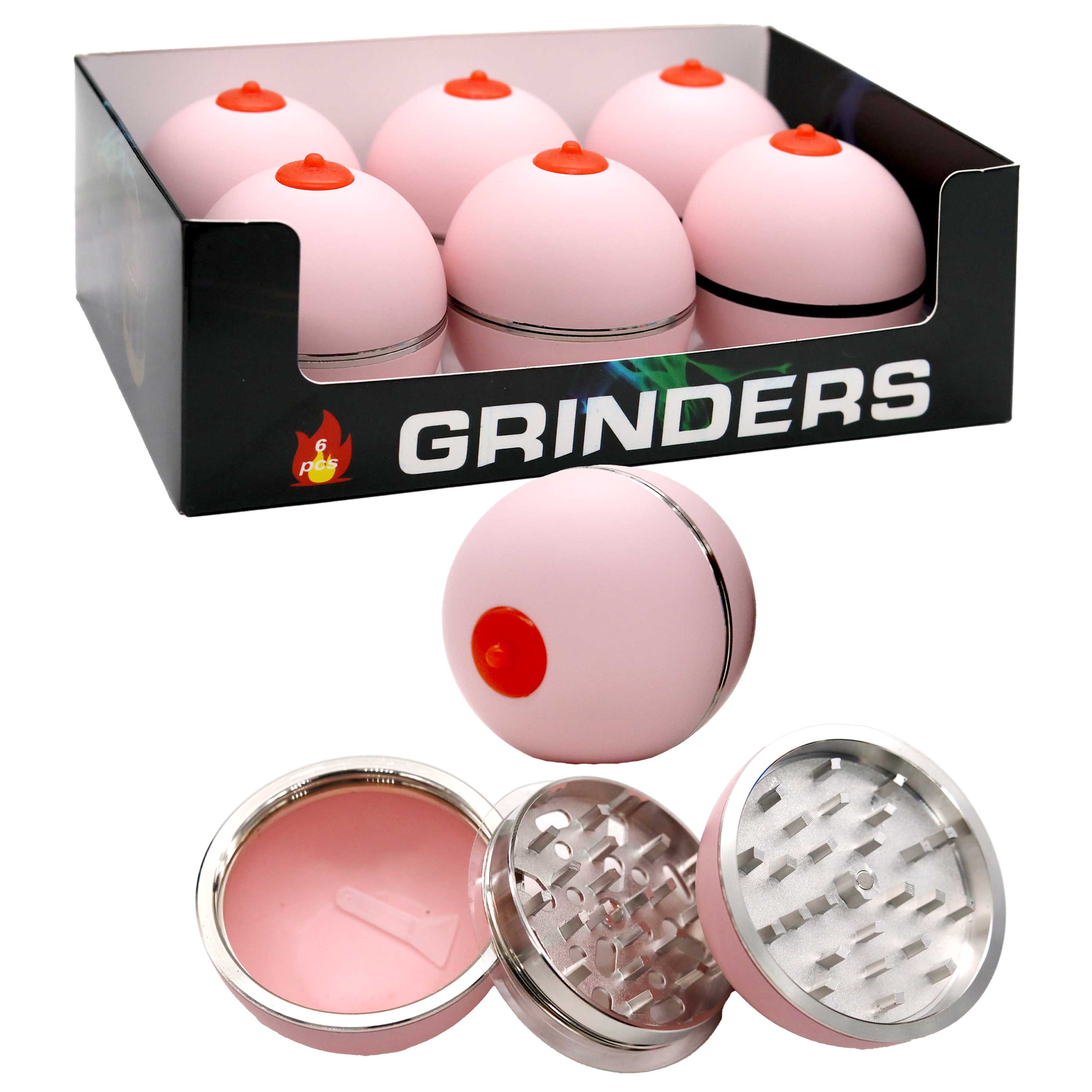 Boobs 2 Part Metallic Grinder (ZM004)  product image