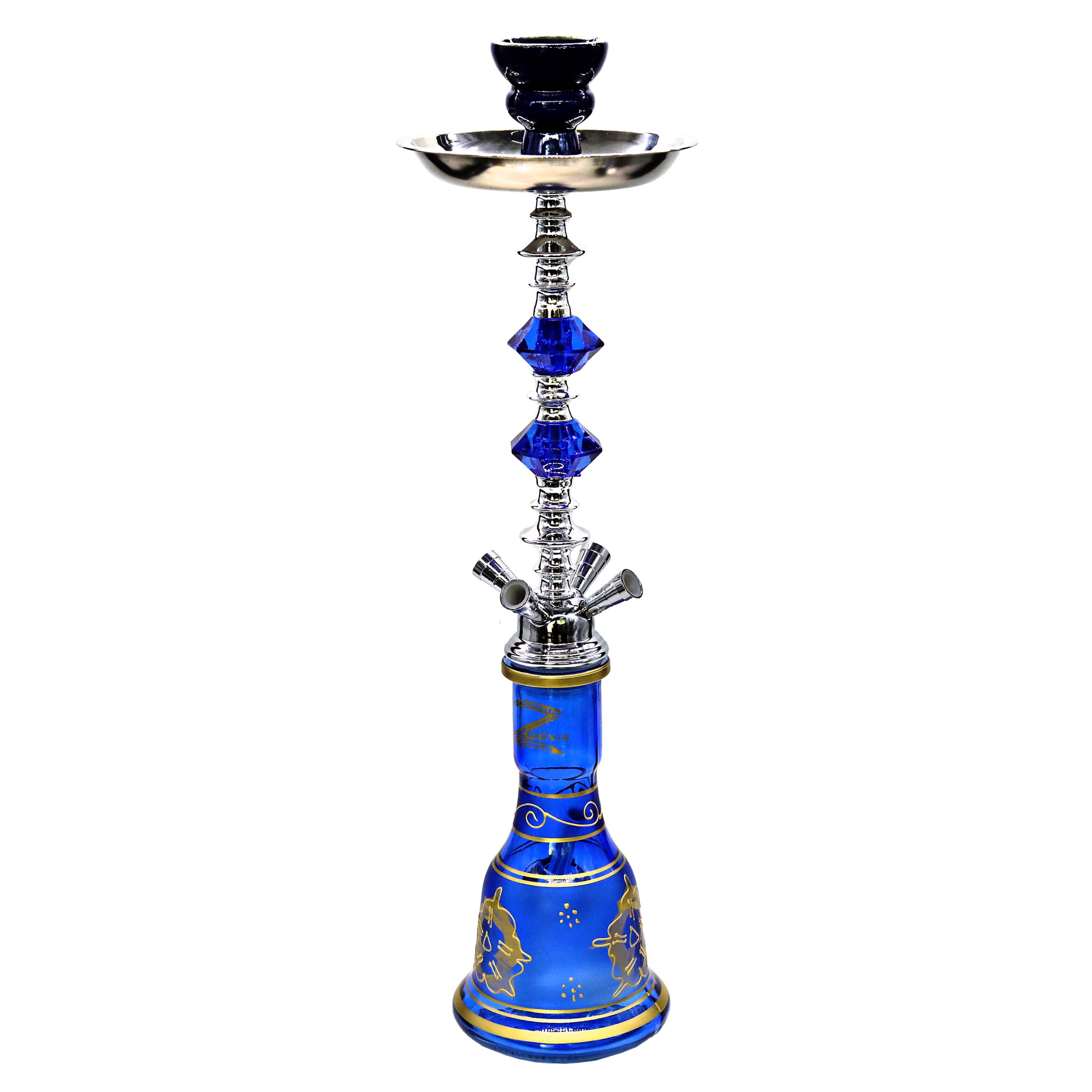 Zebra Alpha Team 3 Hose Hookah | 32 Inches | Assorted Colors product image
