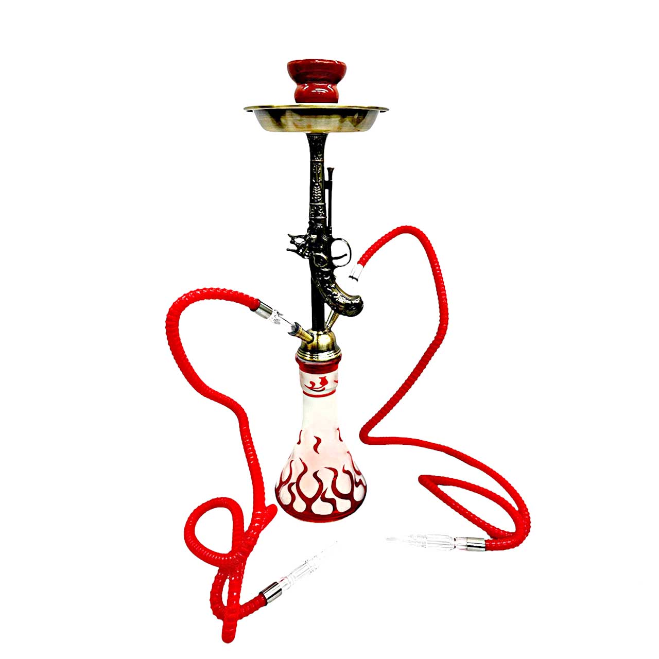 Zebra Wild West 2 Hose Hookah | 29 Inches | Assorted Colors product image