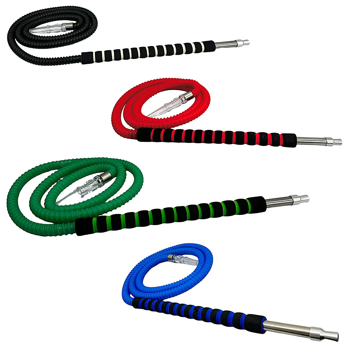 Zeebra Long Handle Washable Foamy Hookah Hose (WD-13) | Assorted Colors product image
