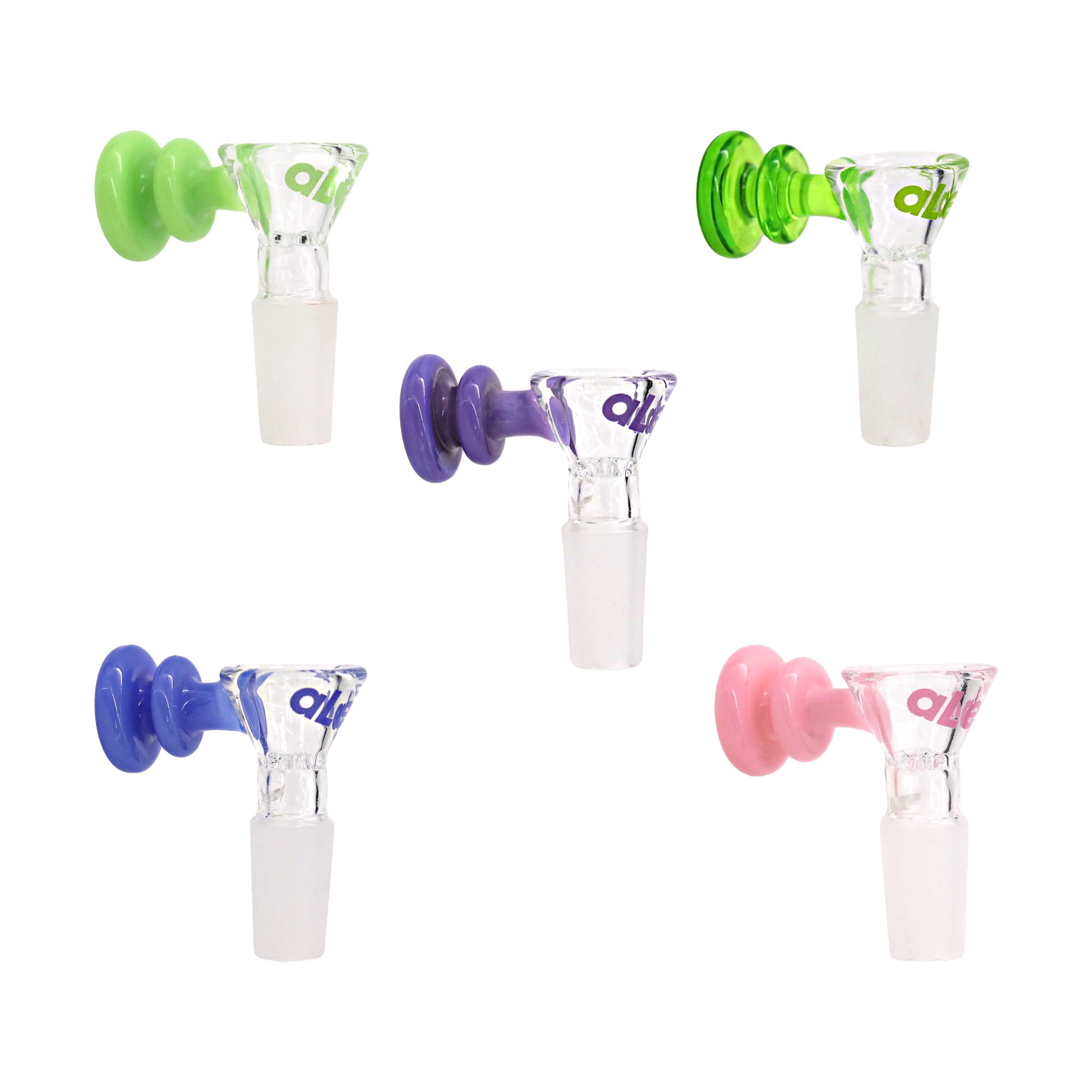 aLeaf Spiracle Funnel Bowl With Screen (ALB1014) | 14mm | Male | Assorted Colors product image