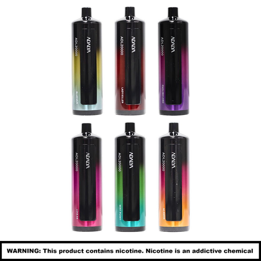 ADALYA Shisha ADL20000 Disposables | 5% Nicotine | 20000 Puffs | 5 Count Display product image