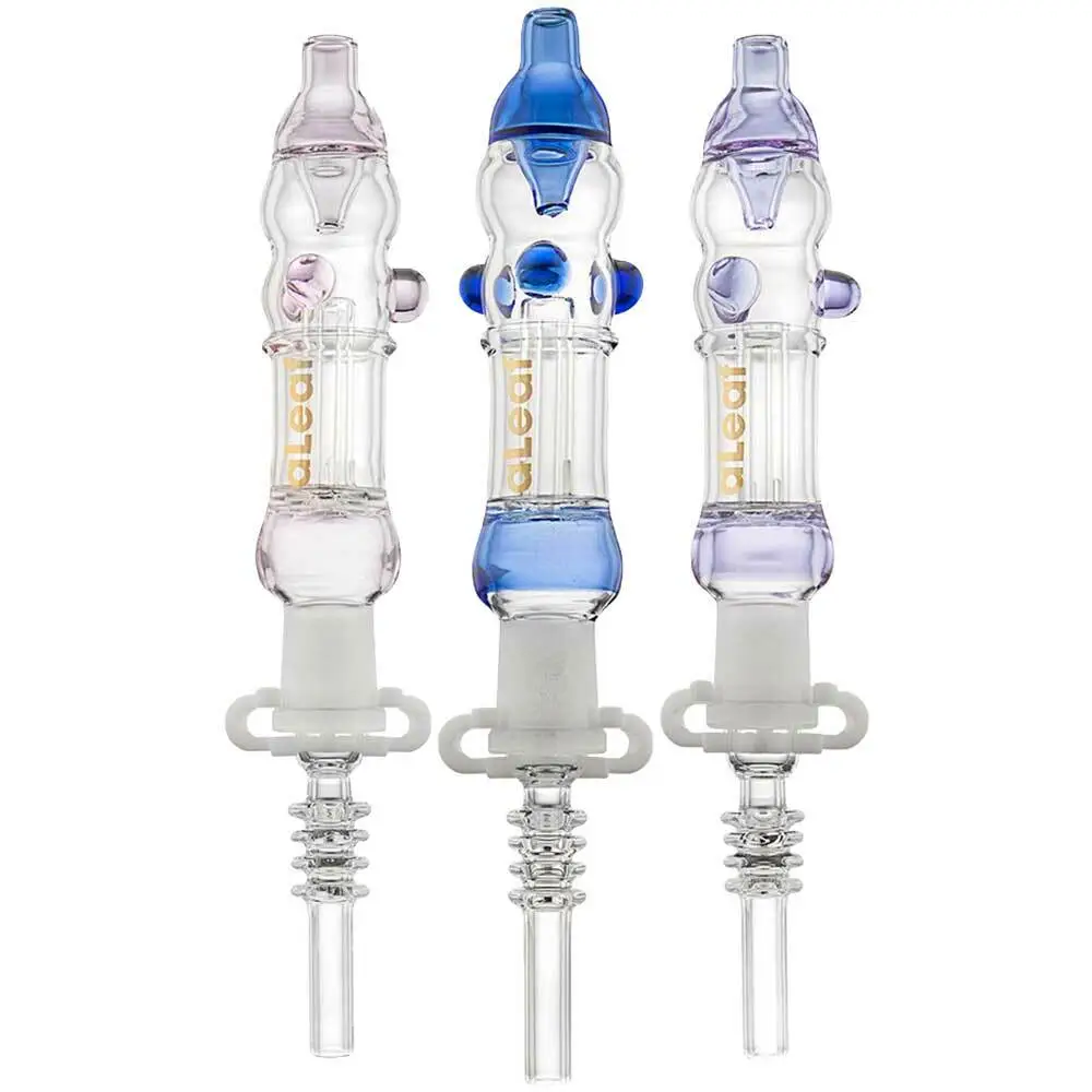 Aleaf Ultra Purifier Nectar Collector Kit with Quartz and Titanium Nail (ALNC1001) | 14mm | Assorted Colors product image