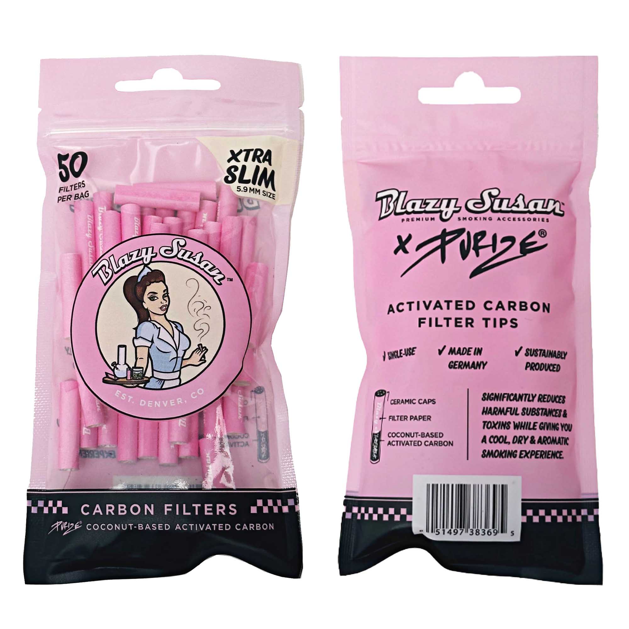 Blazy Susan Cones and Papers | Pink Purize | Xtra Slim | 20 Count Display product image
