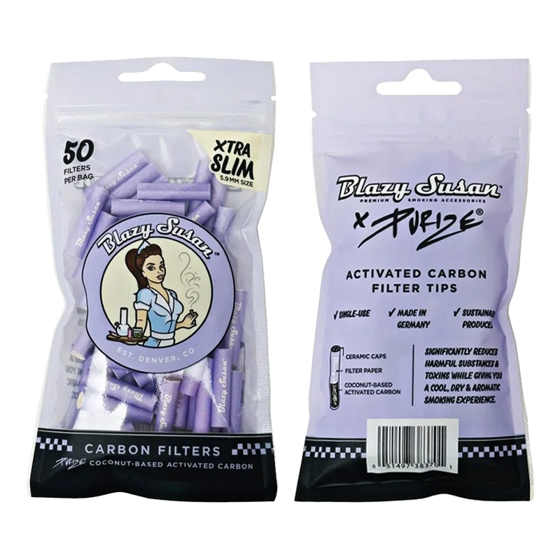 Blazy Susan Cones and Papers | Purple Purize | Regular Carbon Filter | 20 Count Display product image