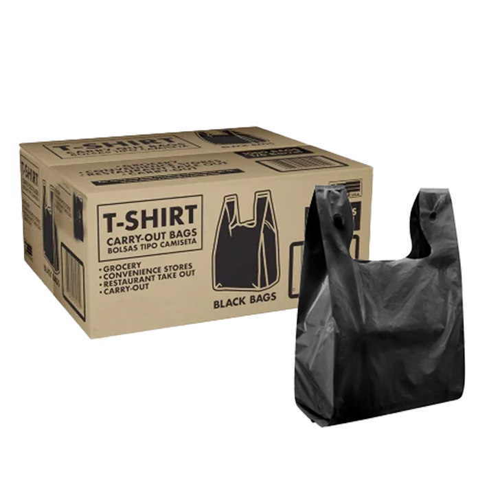 Black Plastic Bags | 1/6 BBL | 400 count product image