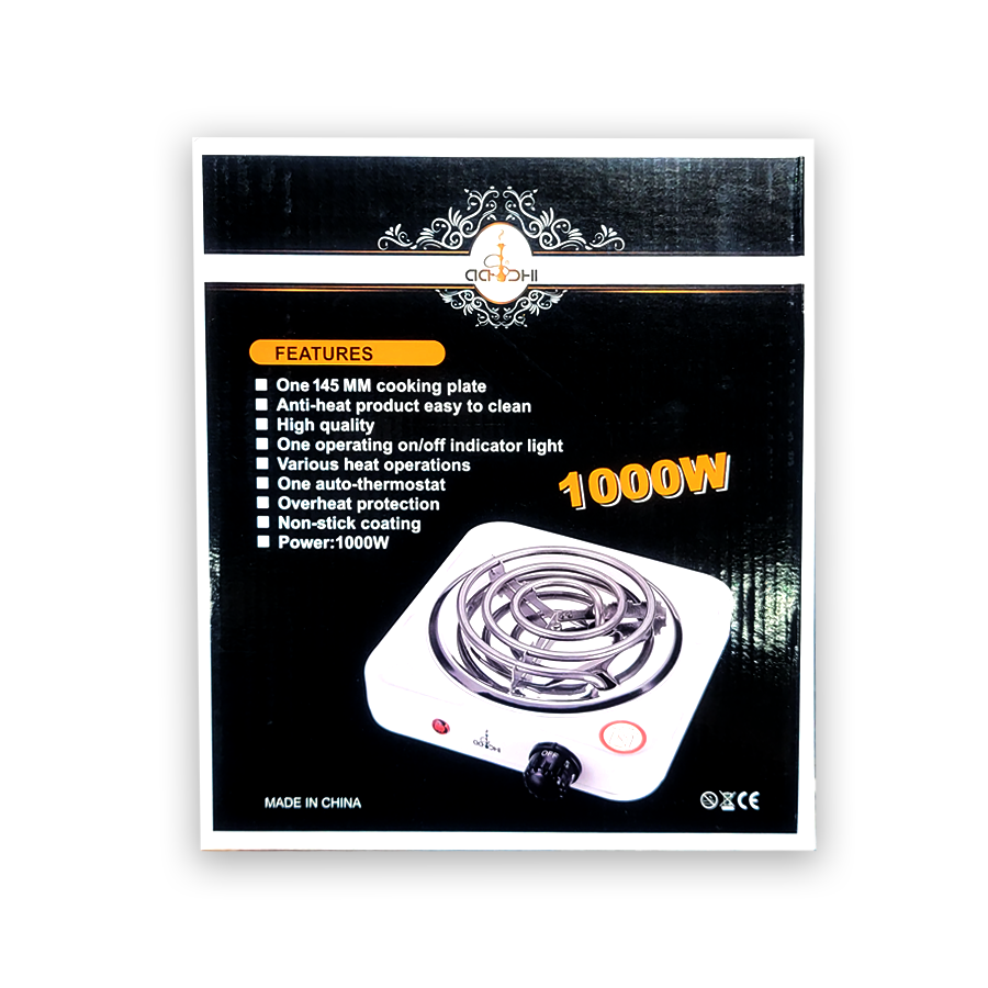 AADHI Charcoal Burner (C-102) | 1000W | Assorted Colors product image