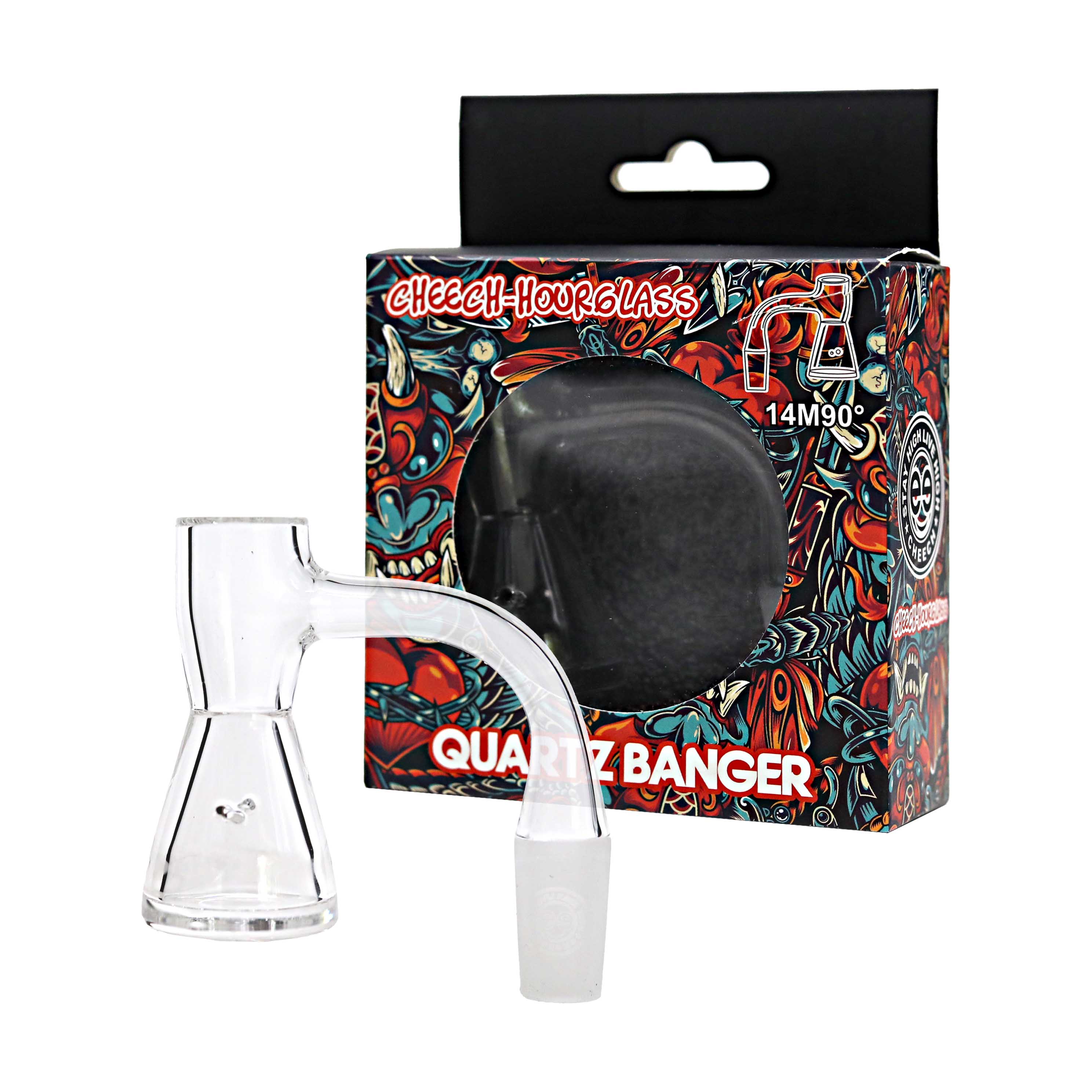 Cheech Hour Glass 90 Degree Banger | 14mm | Male product image